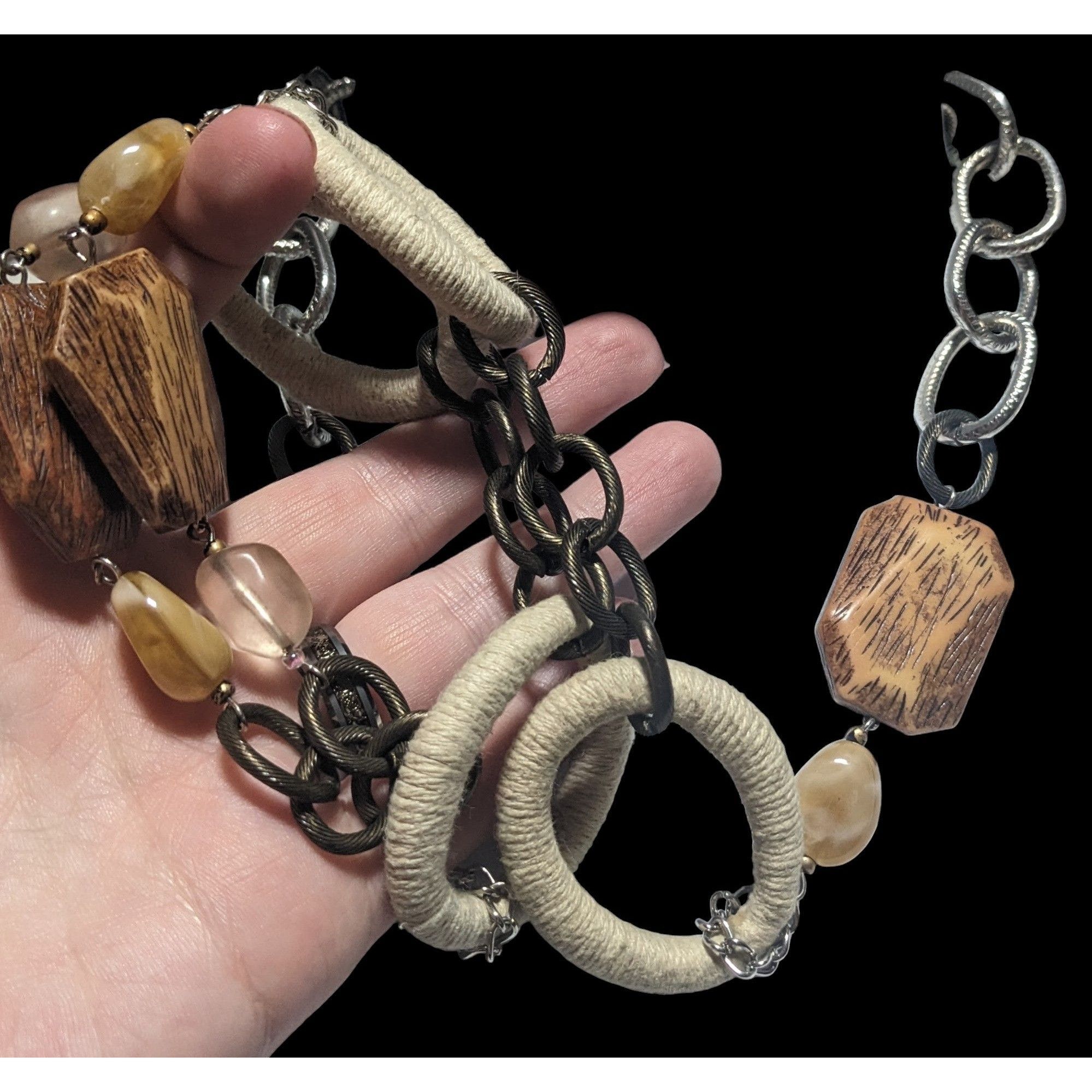 Chicos Chico's Earthy Bohemian Statement Necklace Size ONE SIZE - 5 Thumbnail