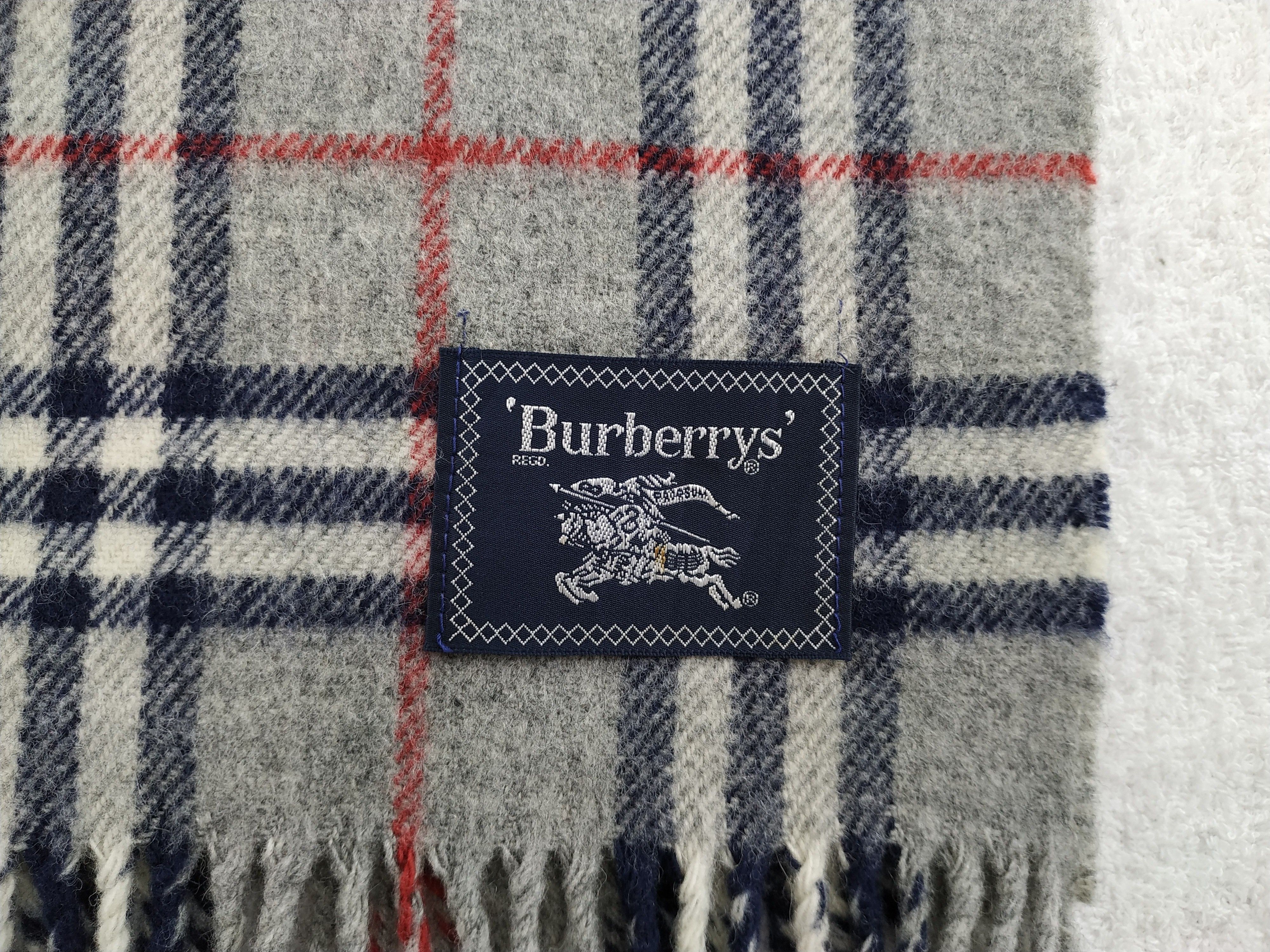 Burberry × Vintage Burberry Scarf / Muffler / Neckwear - WW163 Size ONE SIZE - 3 Thumbnail