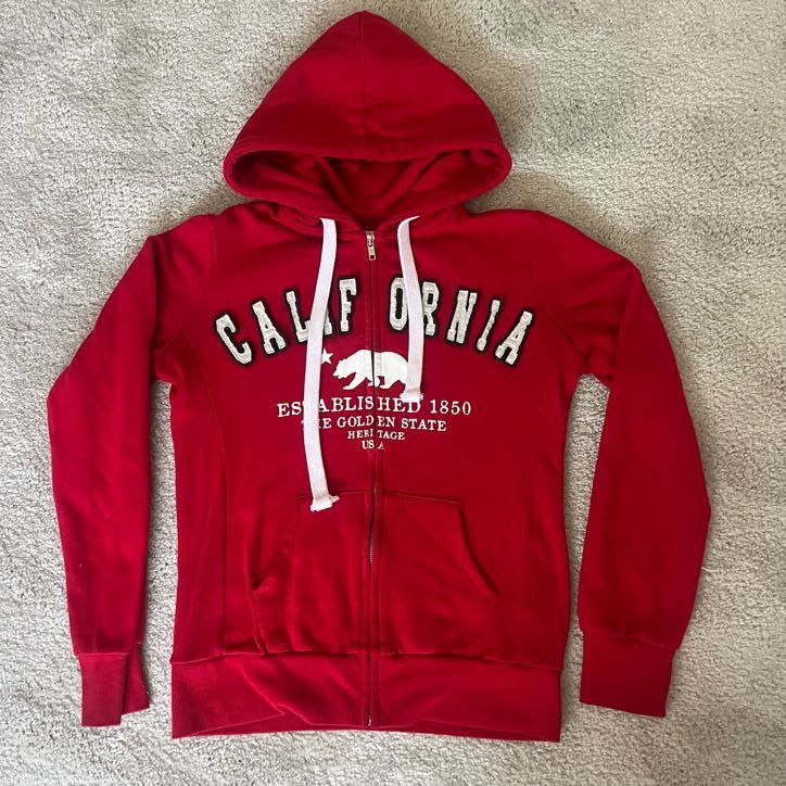 Other California Red Summer Zipup Size M / US 6-8 / IT 42-44 - 2 Thumbnail