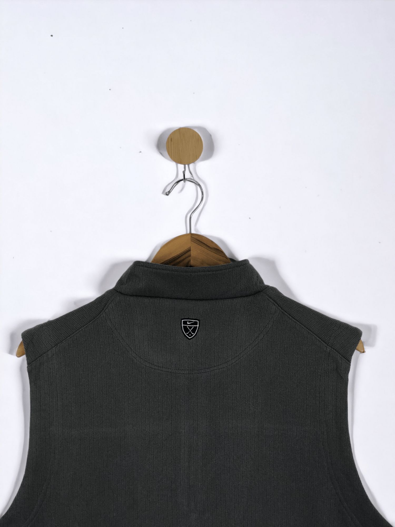 Nike Vintage Nike Golf Fleece Half Zipper Light Vest JA0003 Size US XL / EU 56 / 4 - 4 Thumbnail