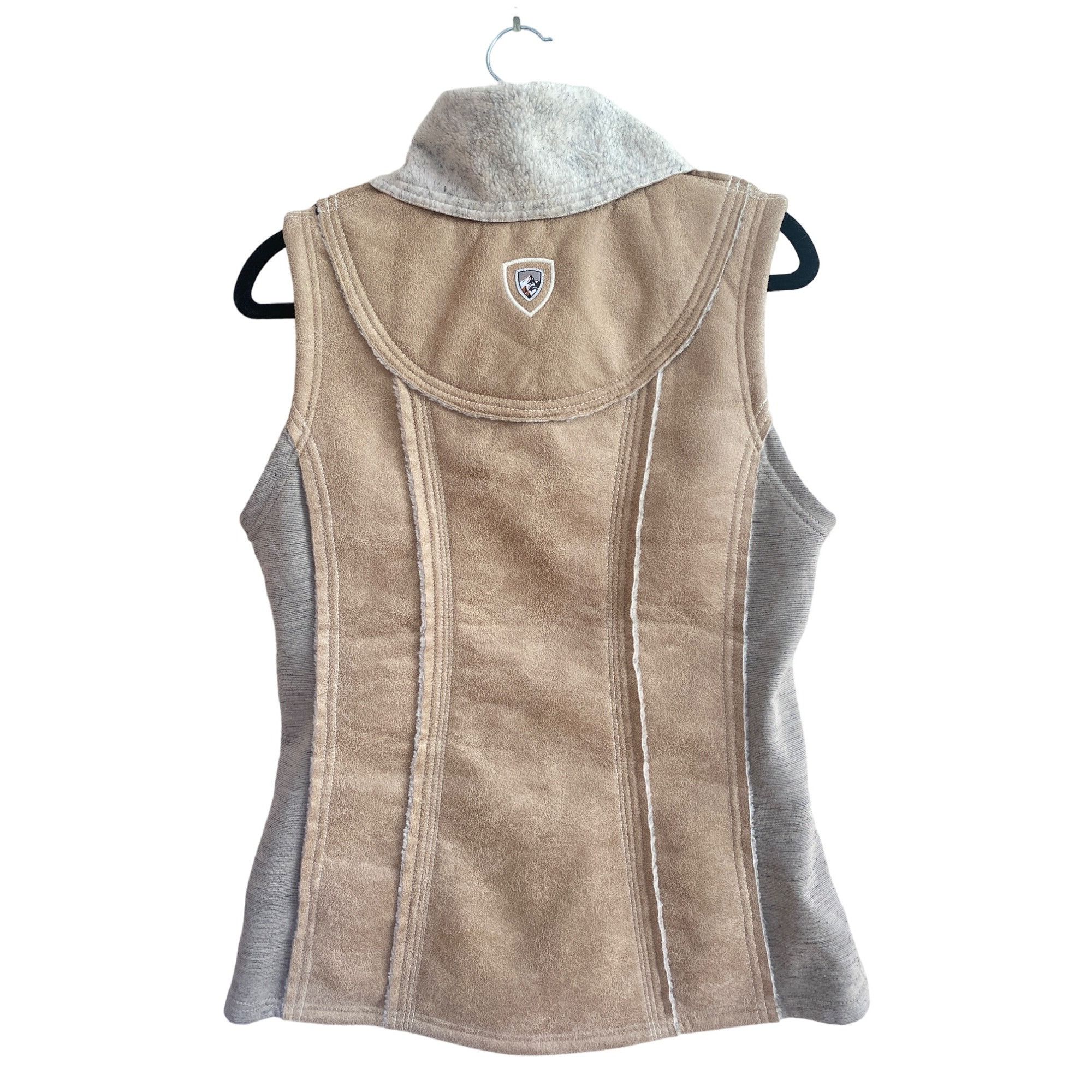 Kuhl NWT Kuhl Women's M Dani Sherpa Vest Italian Faux Leather She Size M / US 6-8 / IT 42-44 - 15 Thumbnail