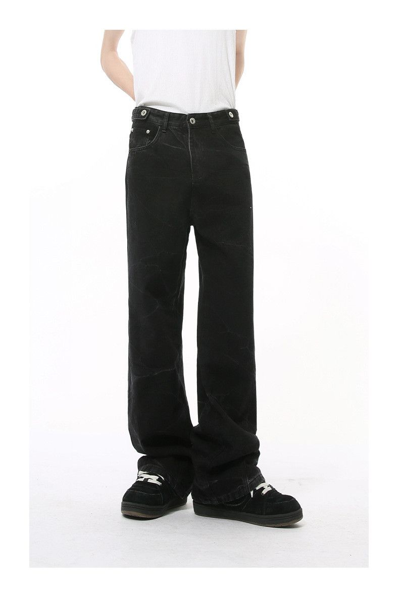 Japanese Brand Japanese style retro loose men's straight tie-dye jeans Size US 32 / EU 48 - 1 Thumbnail