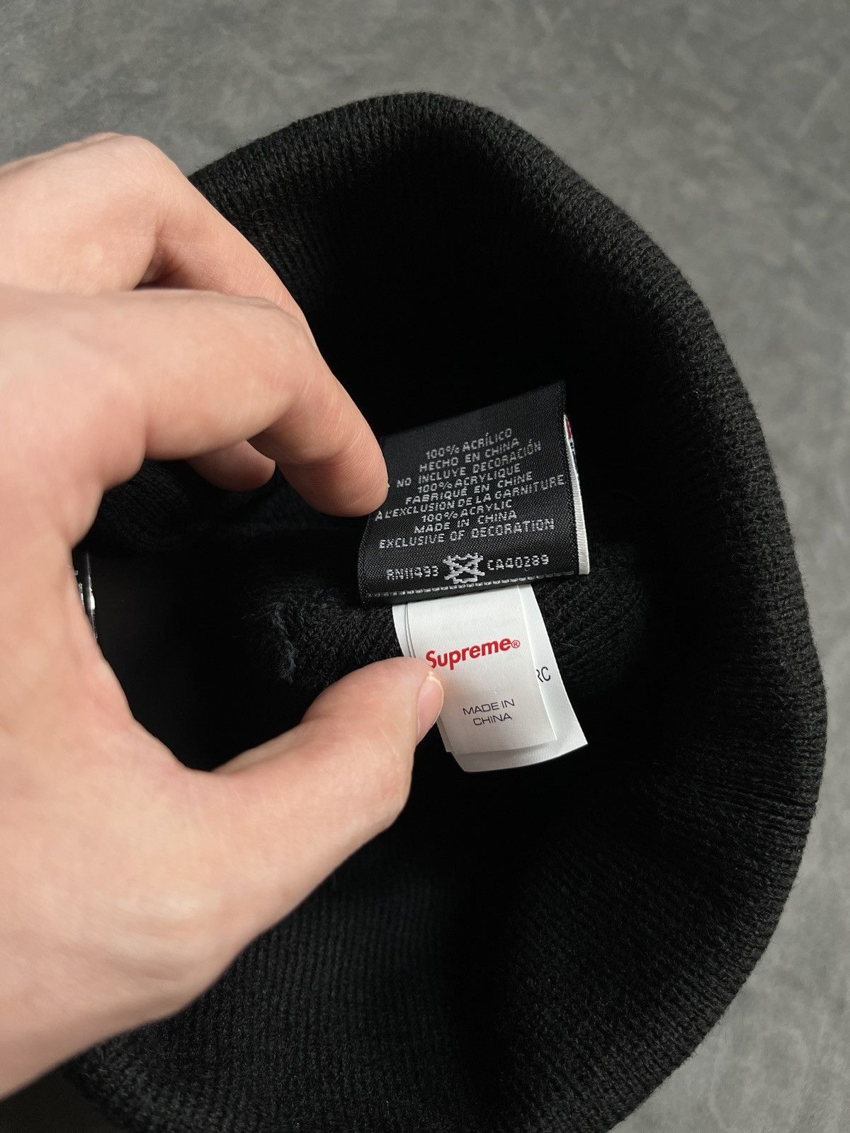 MLB × New Era × Supreme Rare FW21 Supreme New York Yankees New Era Box Logo Beanie Size ONE SIZE - 11 Thumbnail