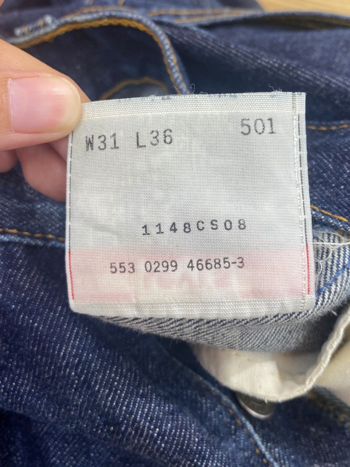 Levi's Levi’s Vintage Dark Blue Wash Style Straight Cut Jeans Size US 30 / EU 46 - 12 Thumbnail
