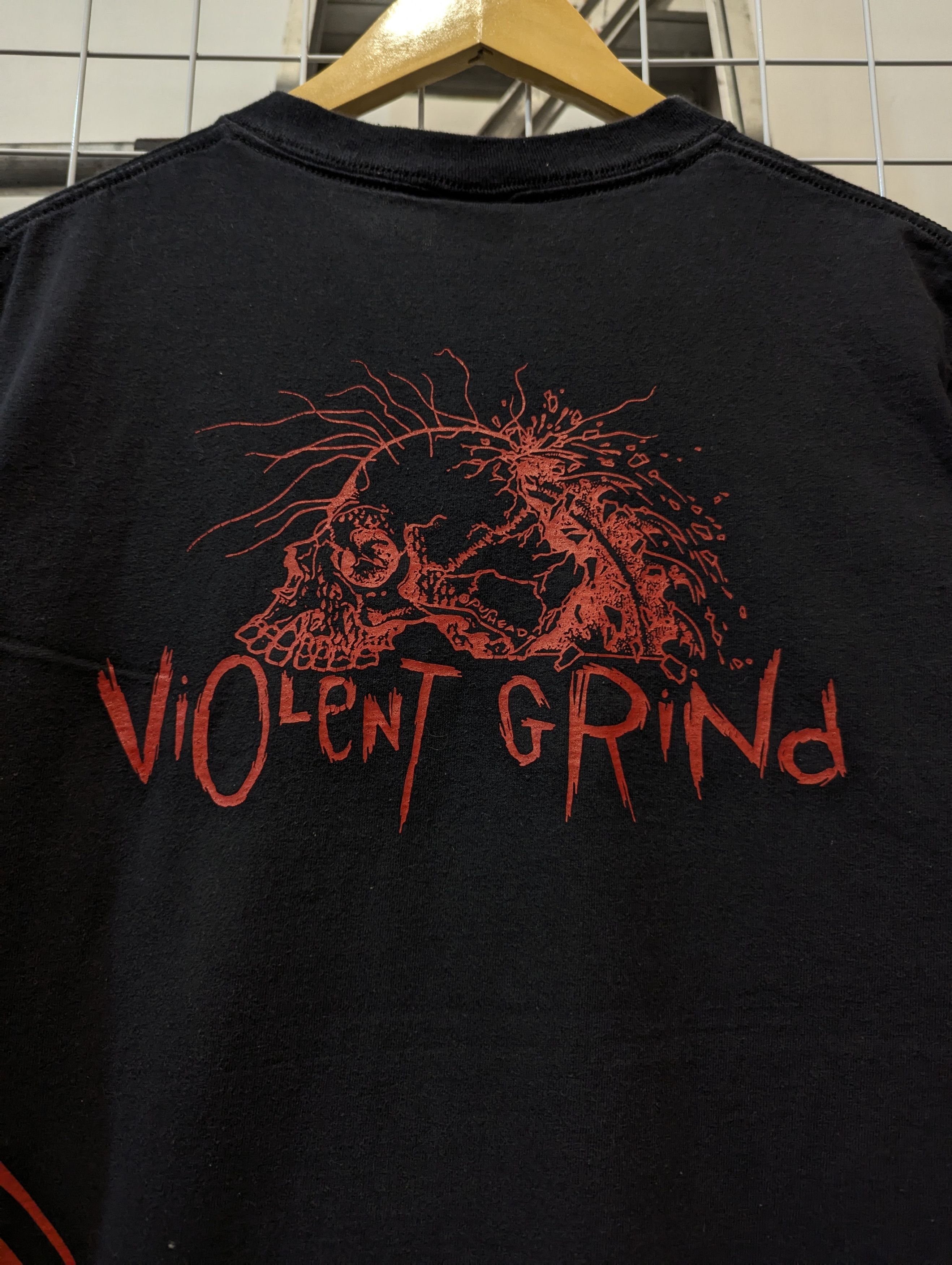 Japanese Brand Violent Grind Pushead Japan Punker Metal T-shirt Size US M / EU 48-50 / 2 - 3 Thumbnail