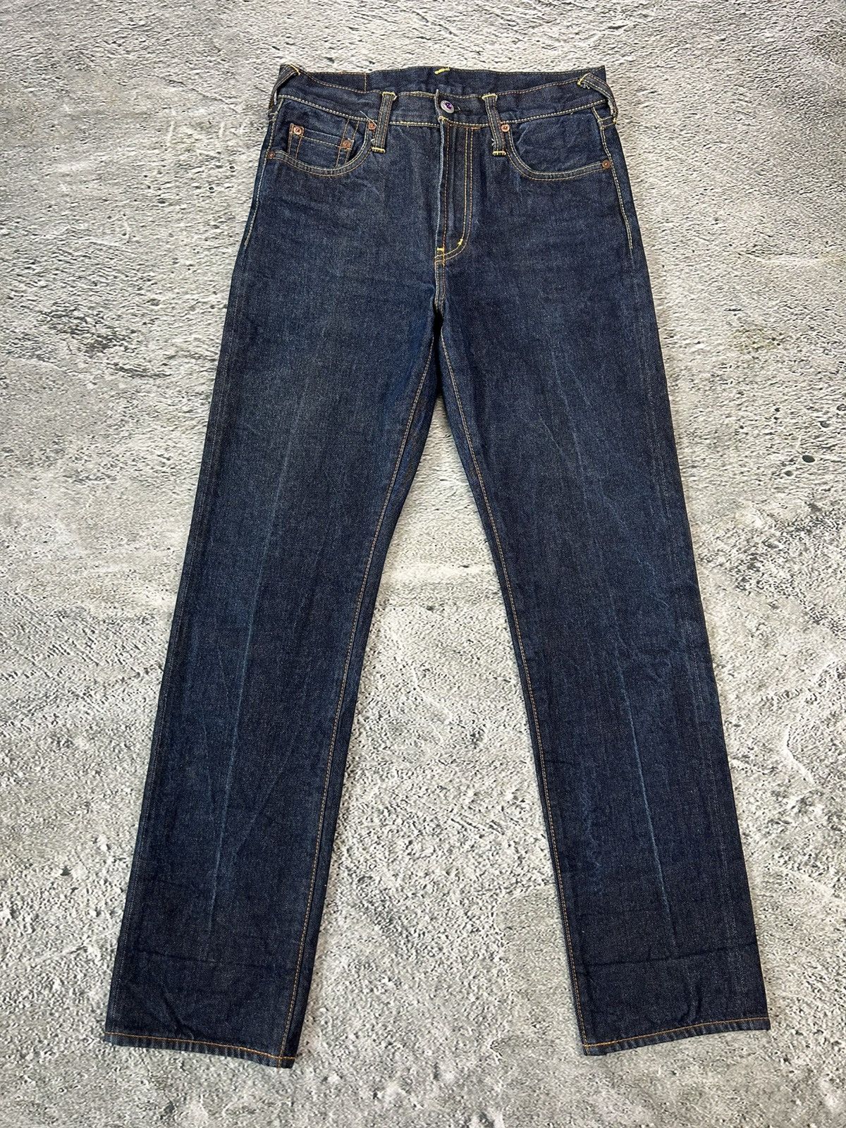 Evisu × Japanese Brand × Vintage Evisu jeans daicock big logo vintage gradient purple pink Size 28" / US 6 / IT 42 - 8 Thumbnail