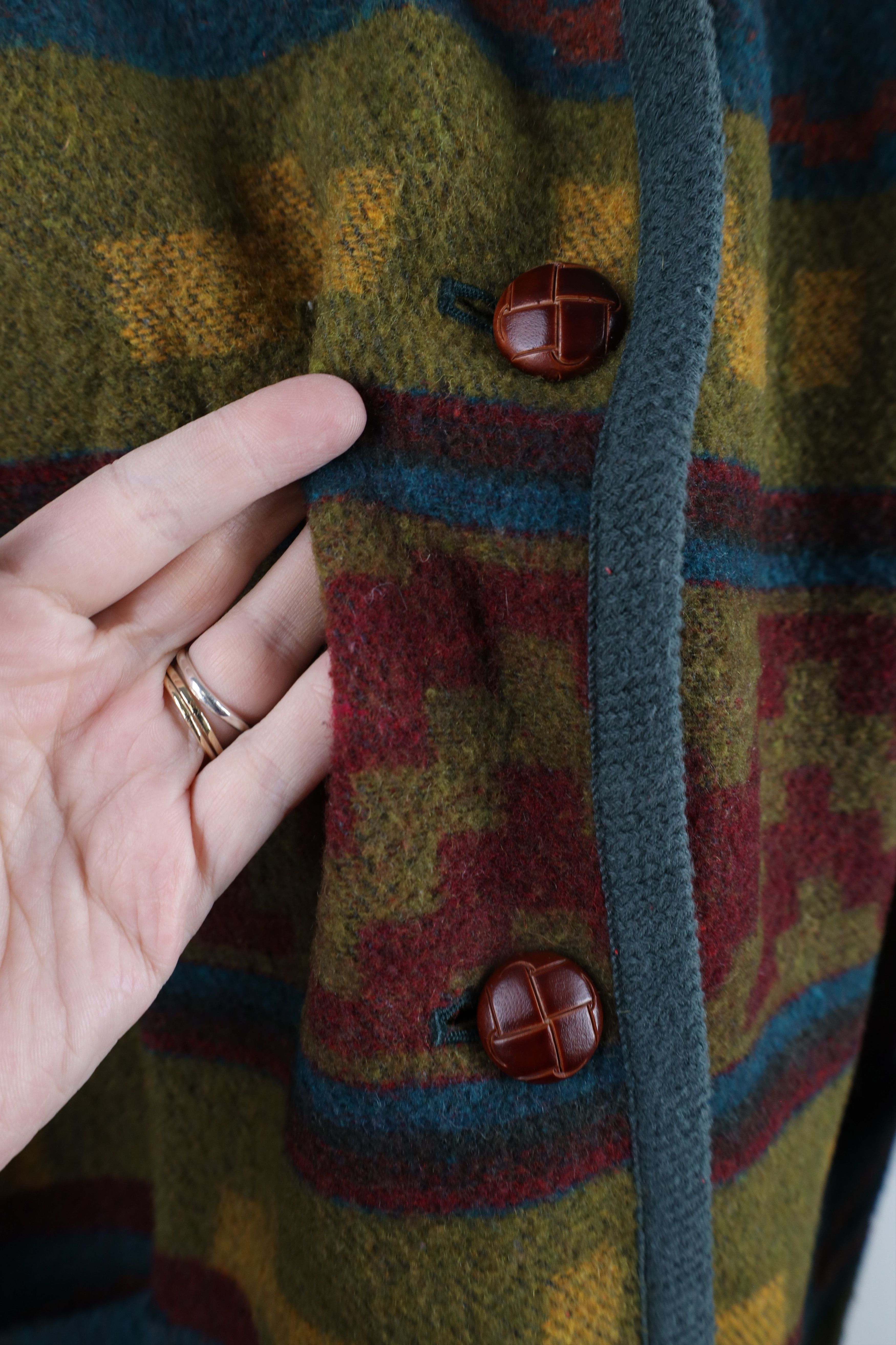 Vintage Vintage 90s Streetwear Rainbow Southwestern Blazer Jacket Size M / US 6-8 / IT 42-44 - 6 Thumbnail