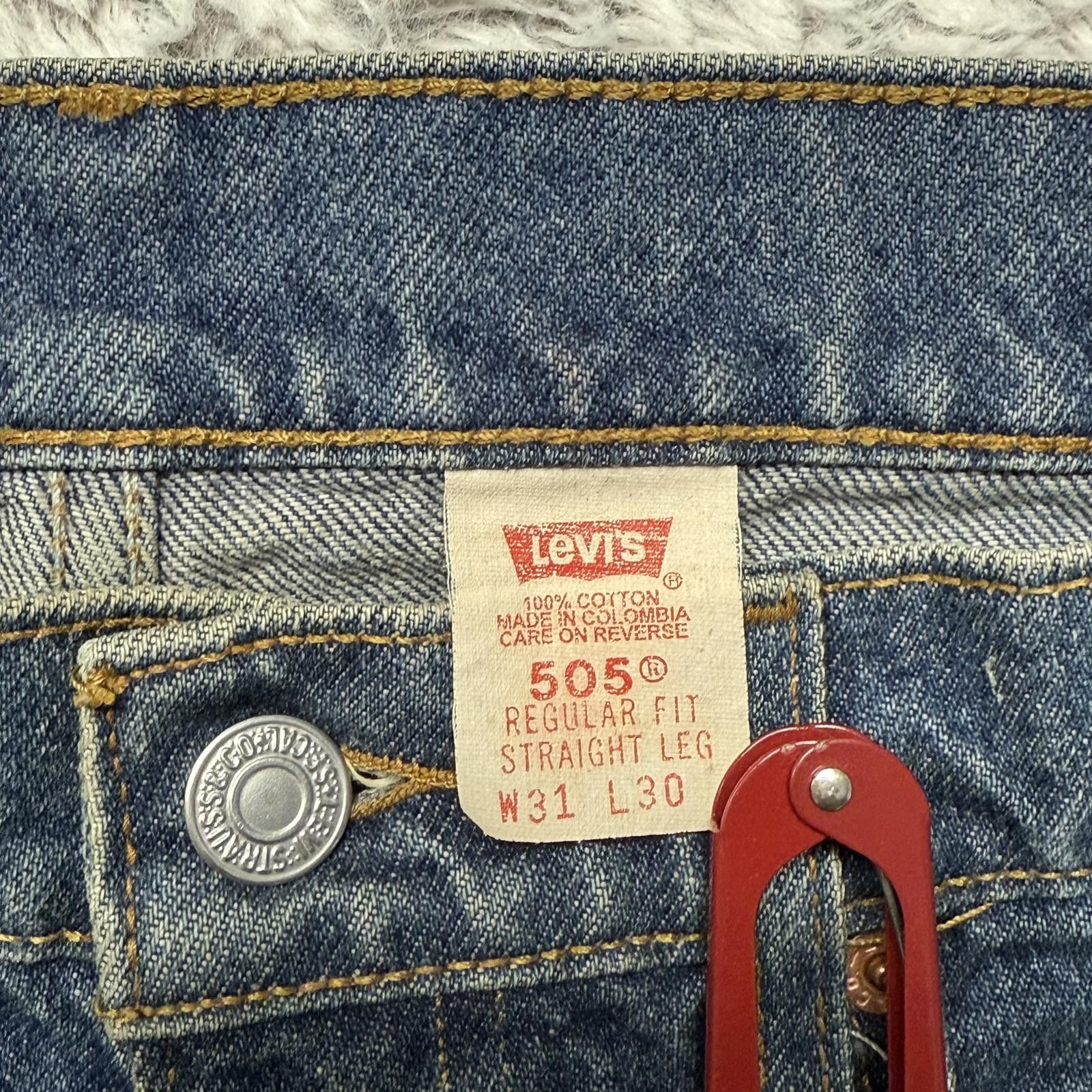 Other Levi’s Regular Fit Straight Leg Blue Denim Jeans Size US 30 / EU 46 - 3 Thumbnail