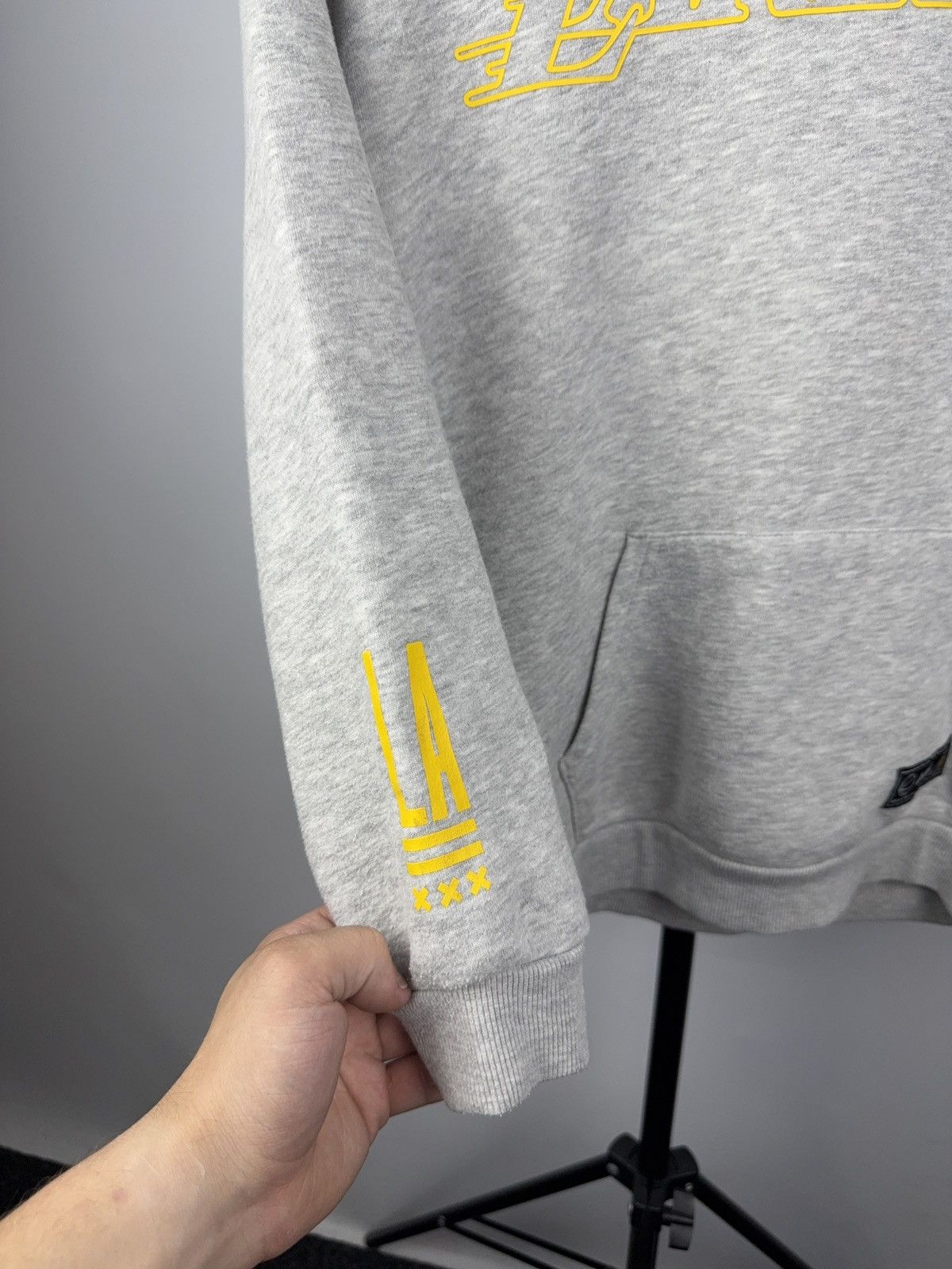 NBA × Vintage NBA Lakers Gray Hoodie Pullover Sweatshirt Vintage Style Size US XS / EU 42 / 0 - 5 Thumbnail