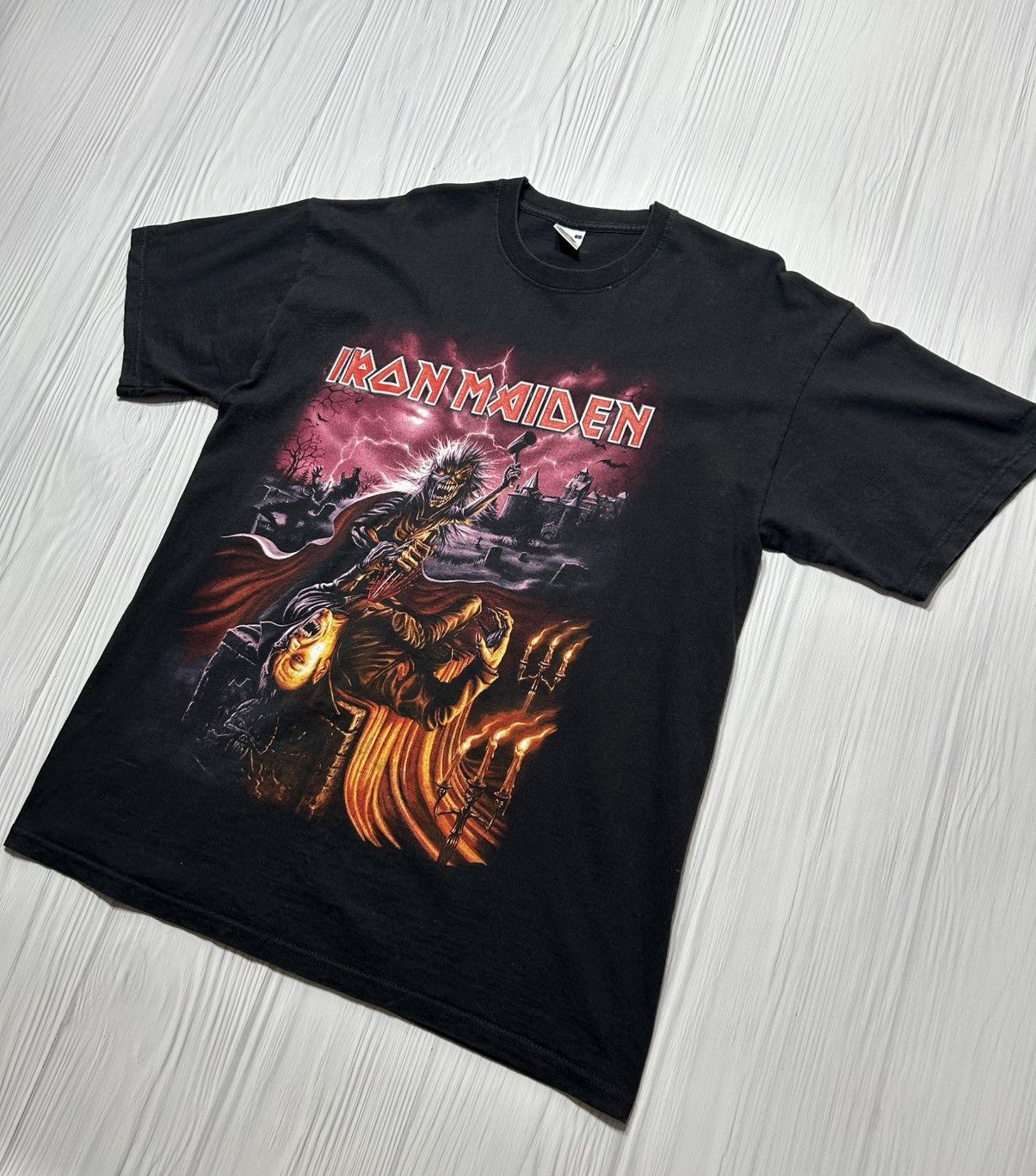 Band Tees Vintage 2010 Iron Maiden Band Thrash T-Shirt Size L Size US L / EU 52-54 / 3 - 2 Thumbnail