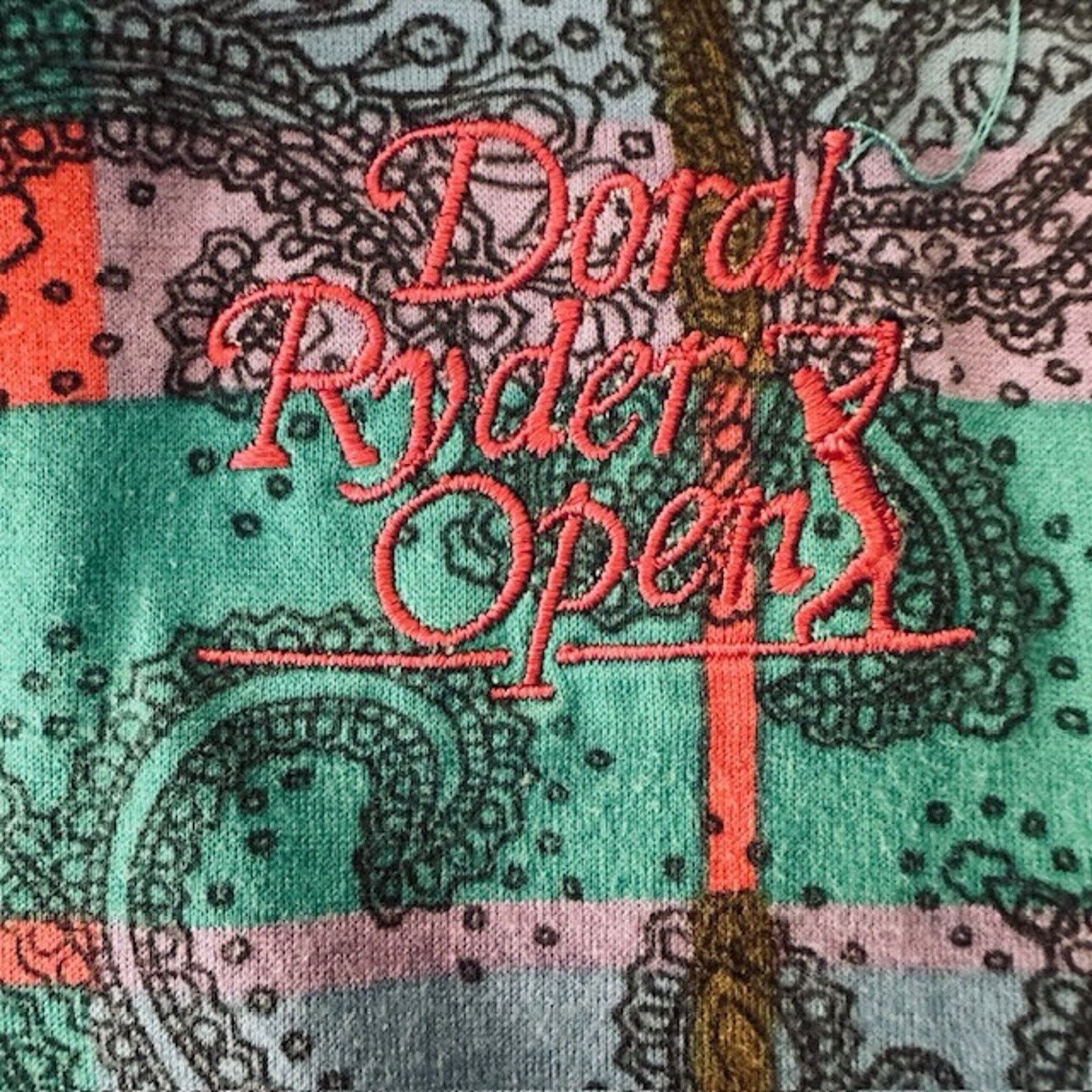 Other Nicklaus (Jack)Golf Shirt Polo 2XL Paisley Green/Blue/Orange Size US XXL / EU 58 / 5 - 4 Thumbnail