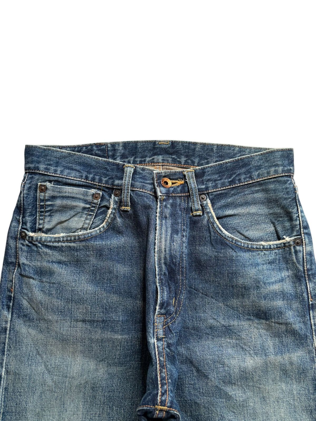 Edwin Vintage Japanese Edwin 505x Selvedge Mud Wash Baggy Jeans Size US 30 / EU 46 - 5 Thumbnail