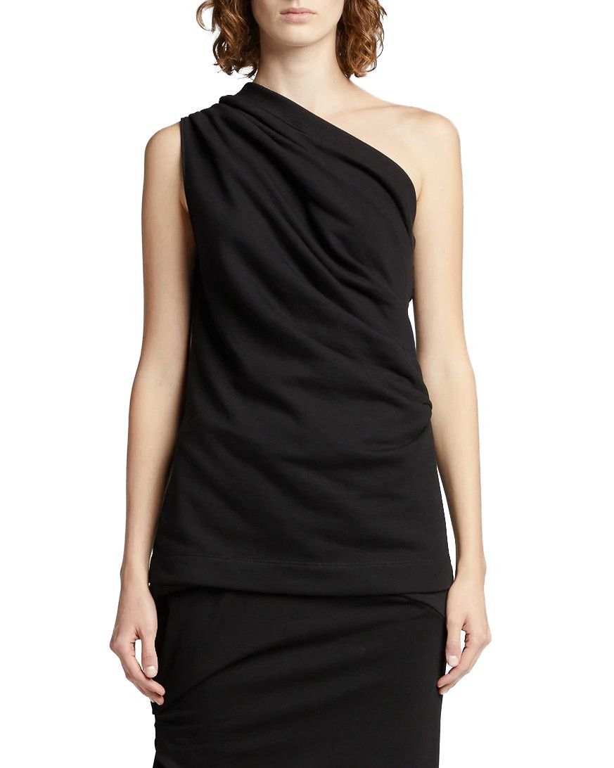 DRIES VAN NOTEN / One-Shoulder Cotton Top