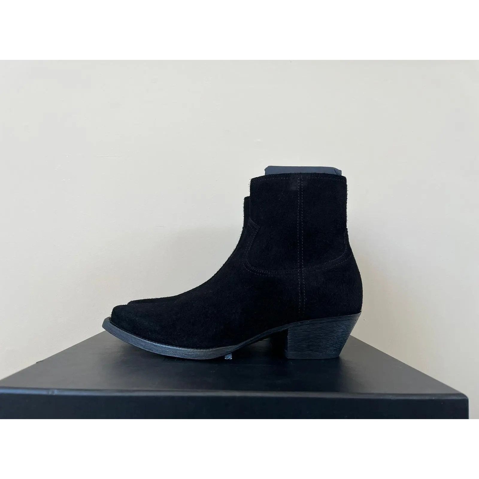Saint Laurent Paris o1rshd1 Lukas 40 Boots in Crosta Wool in Black Size US 11 / EU 44 - 4 Thumbnail