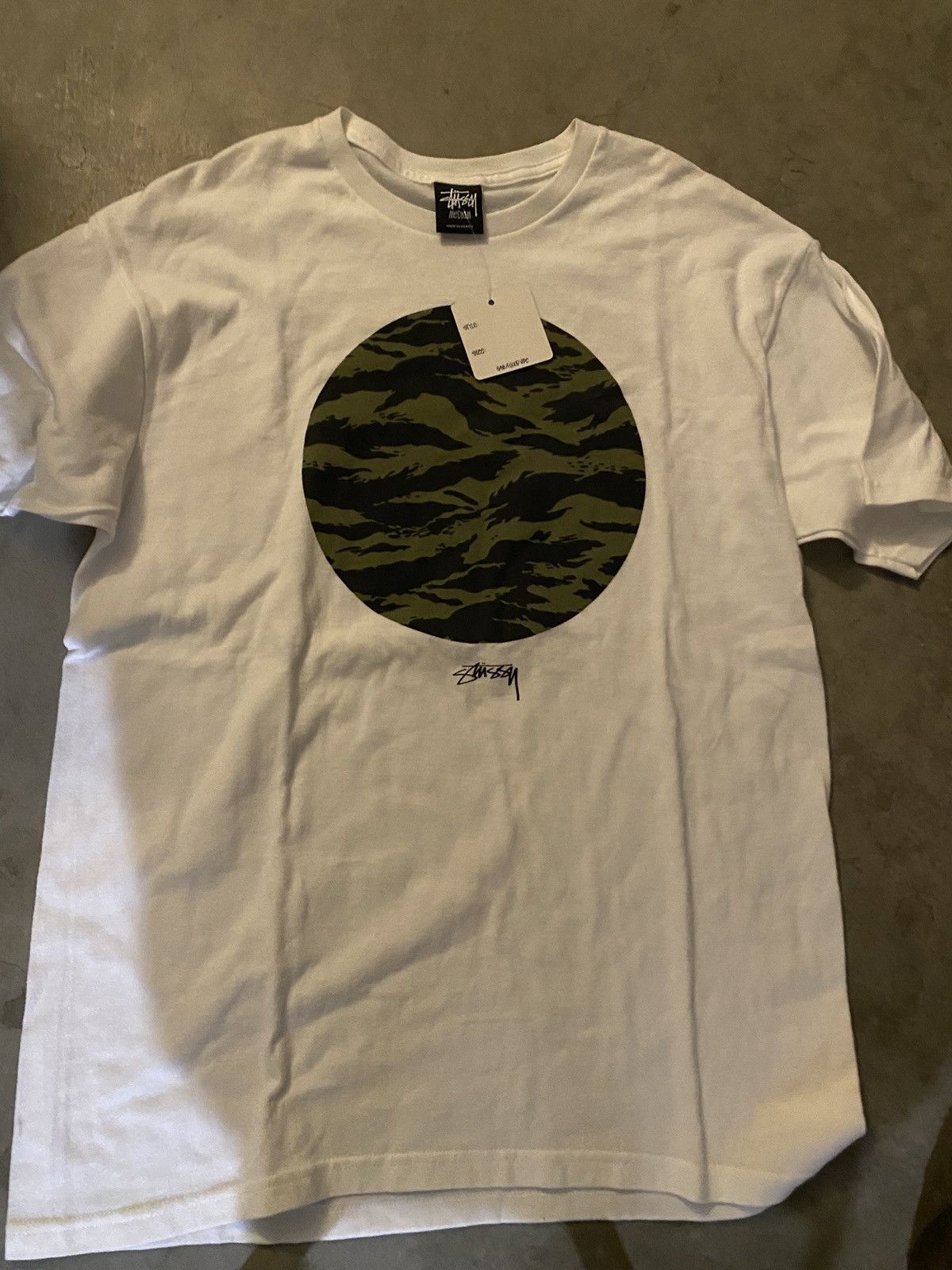 Stussy Stussy Tiger Camo Circle T-Shirt Size US M / EU 48-50 / 2 - 1 Thumbnail