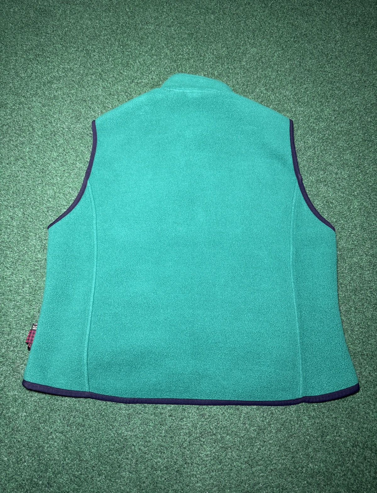 Woolrich Woolen Mills Woolrich Polartec Green Vest Zip Vintage Polyester Fleece Size L / US 10 / IT 46 - 4 Thumbnail