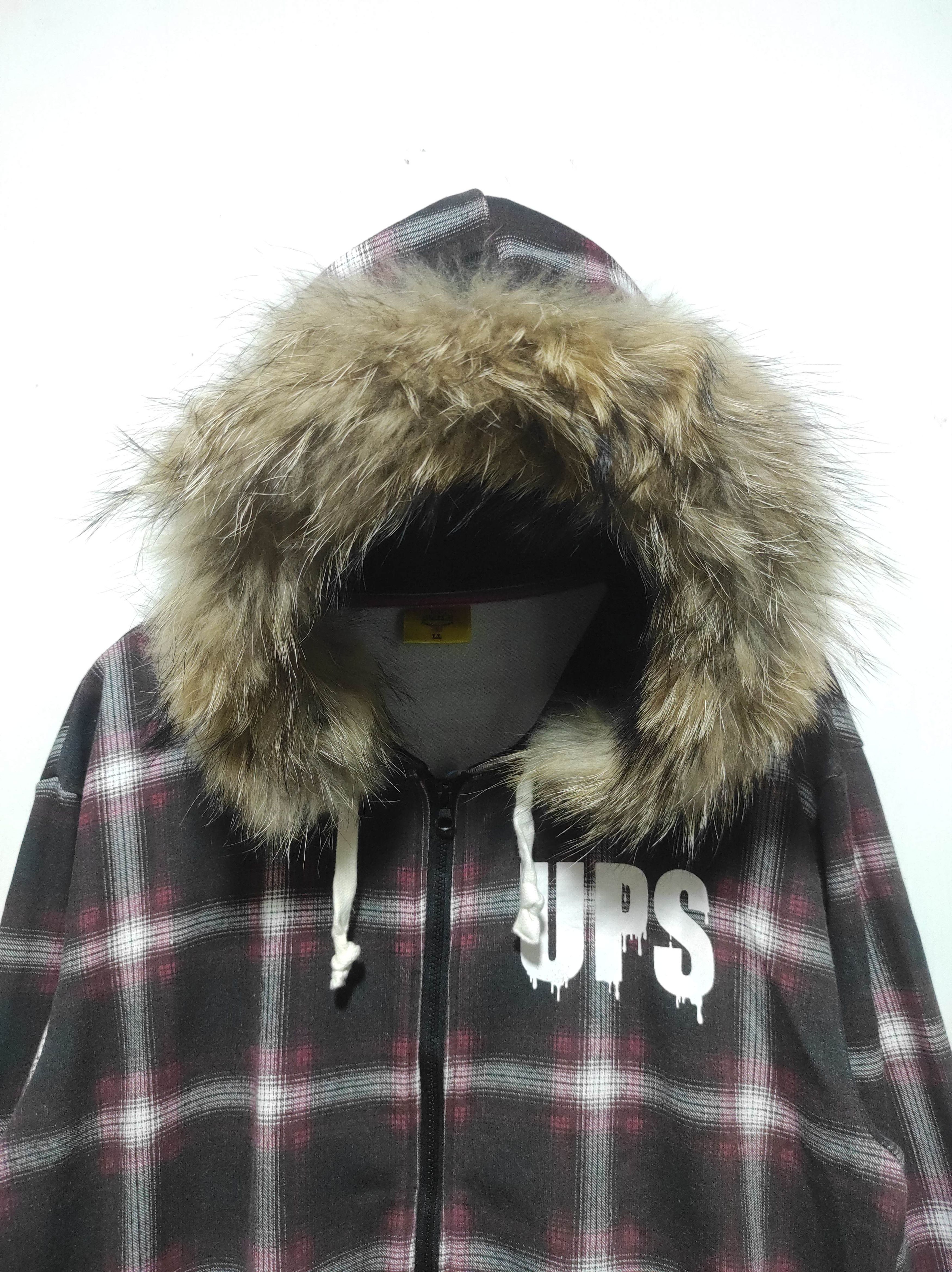 Hysteric Glamour Ups Smile Plaid Zipper Fur Hoodie If Six Was Nine Lgb style Size US L / EU 52-54 / 3 - 4 Thumbnail