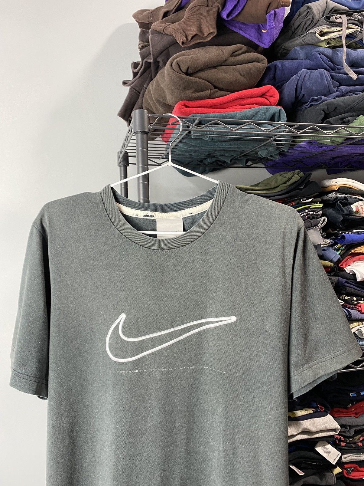 Nike Vintage 1990s Nike T Shirt Big Logo Size US M / EU 48-50 / 2 - 2 Thumbnail