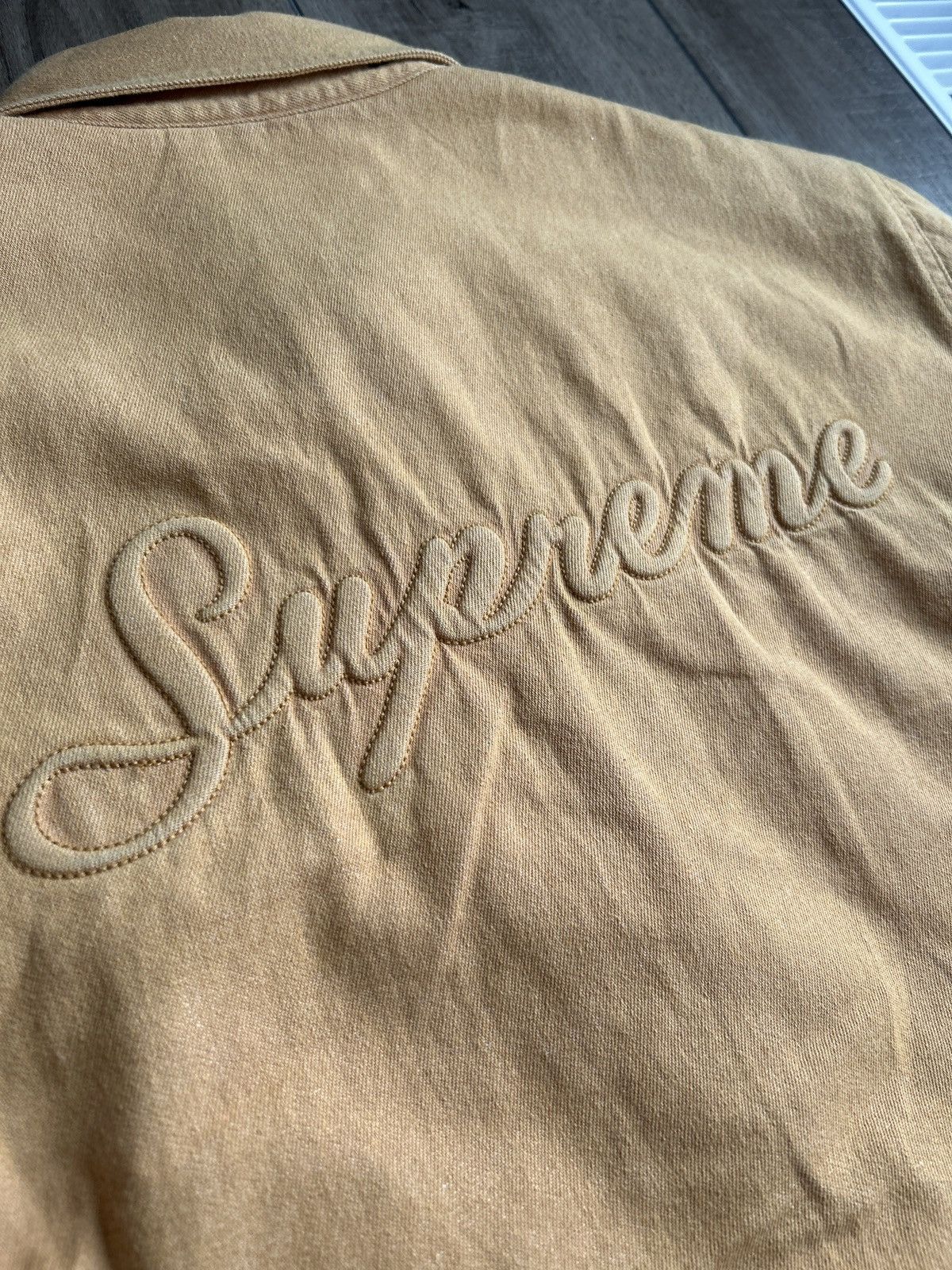 Supreme Supreme Sherpa Lined Denim Shirt FW18 Size US L / EU 52-54 / 3 - 5 Thumbnail