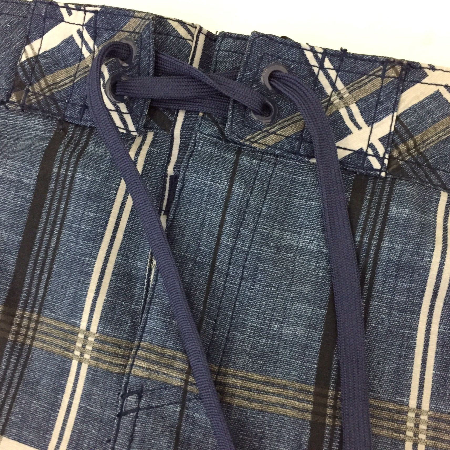 Mossimo Mossimo Trunks Mens Size 38 Bottom Swim Blue Plaid Size US 38 / EU 54 - 2 Thumbnail