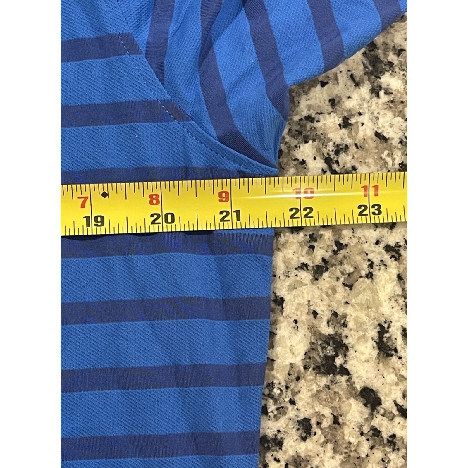 G/FORE G/FORE Polo Shirt Mens Blue Stripe Short Sleeve M Medium Size US M / EU 48-50 / 2 - 4 Thumbnail