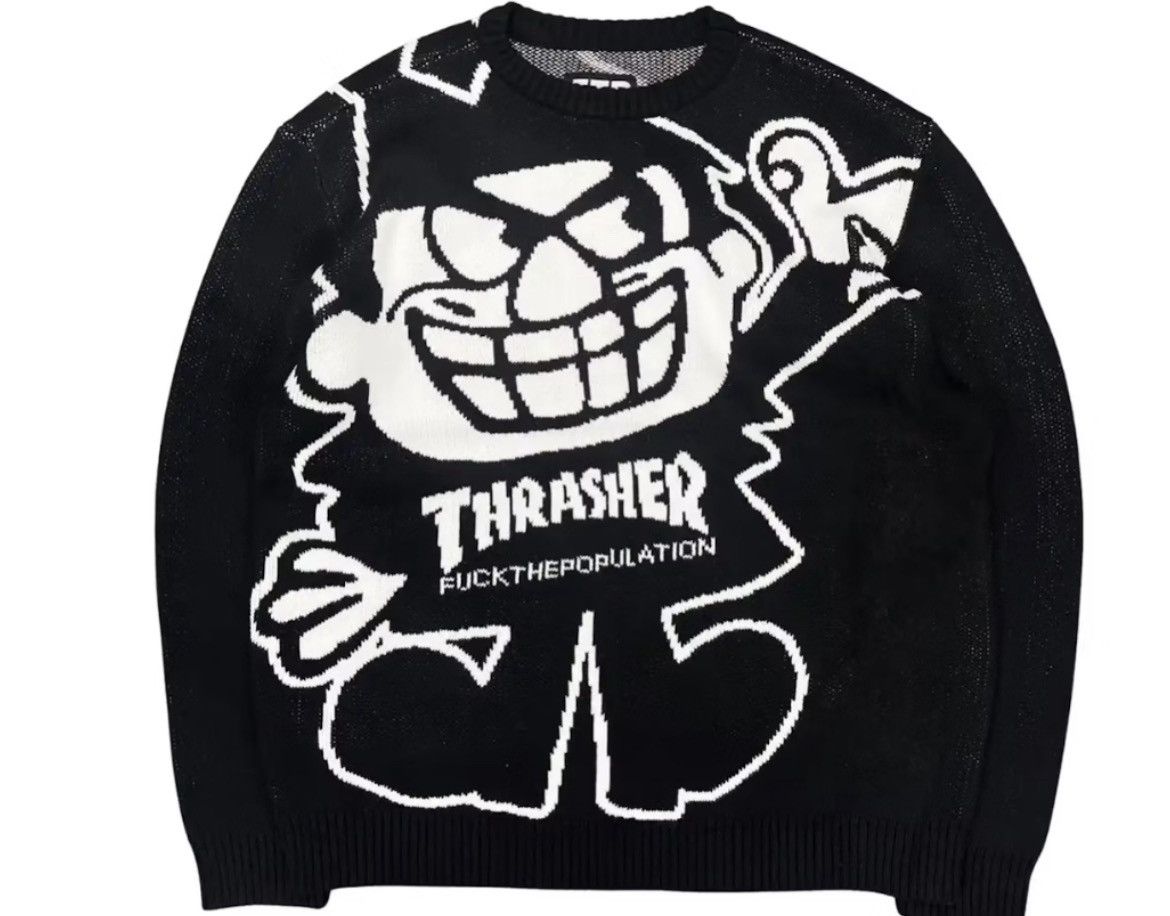 Fuck The Population Ftp x thrasher boris sweater Size US L / EU 52-54 / 3 - 1 Preview