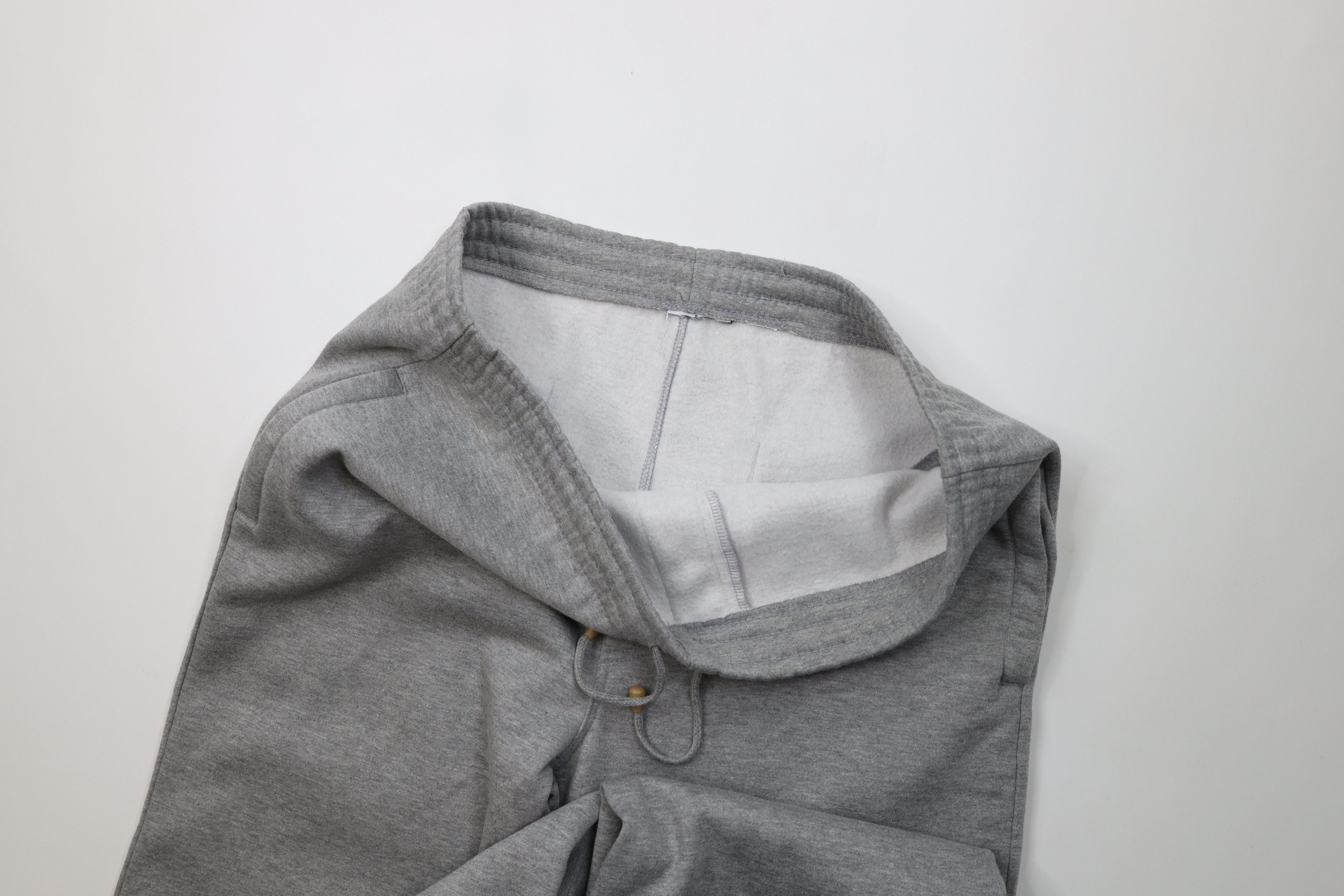 Vintage Vintage 90s Streetwear Heavyweight Wide Leg Sweatpants Gray Size US 42 / EU 58 - 8 Thumbnail