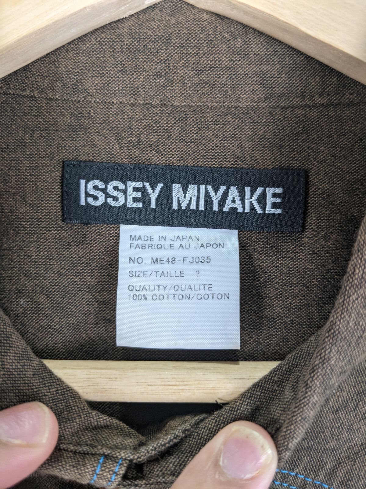 Issey Miyake Issey Miyake Supereur Button Up shirt Size US L / EU 52-54 / 3 - 3 Thumbnail