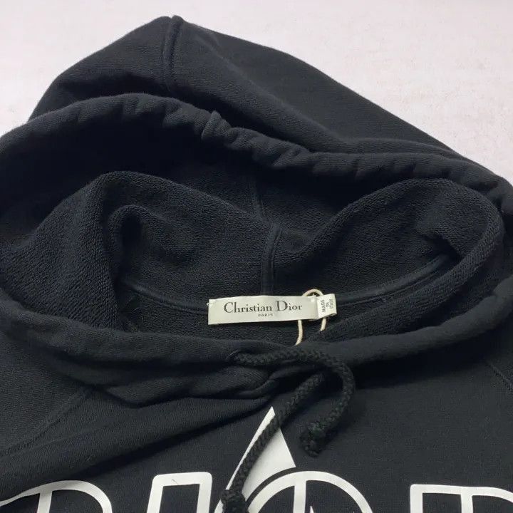 Dior Dior Vibe Black Logo Hoodie for Women 0079-2507 Size XS / US 0-2 / IT 36-38 - 4 Thumbnail