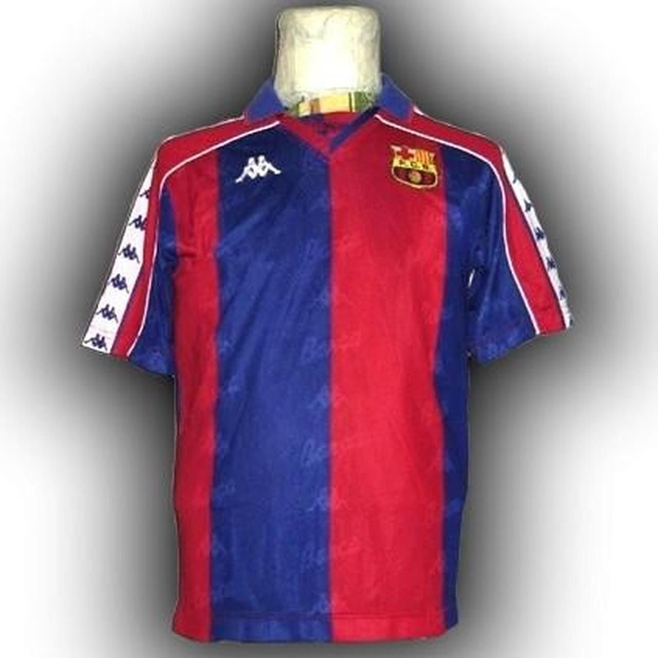Kappa Fc Barcelona Spain 1992 1993 1994 1995 Shirt Jersey FCB Size US S / EU 44-46 / 1 - 2 Thumbnail