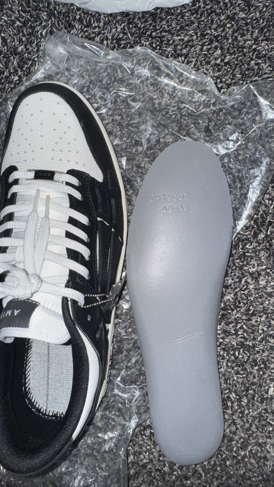 Amiri Amiri Skel Leather Low Top Size US 12.5 / EU 45-46 - 8 Thumbnail