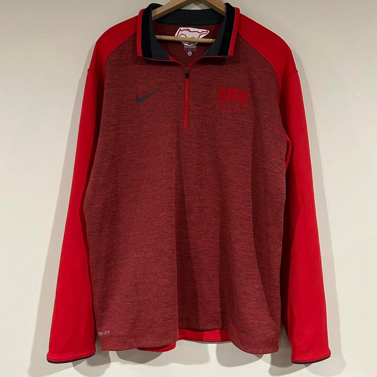 Nike Nike SMU Mustangs Quarter Zip Sweater Size US L / EU 52-54 / 3 - 1 Thumbnail