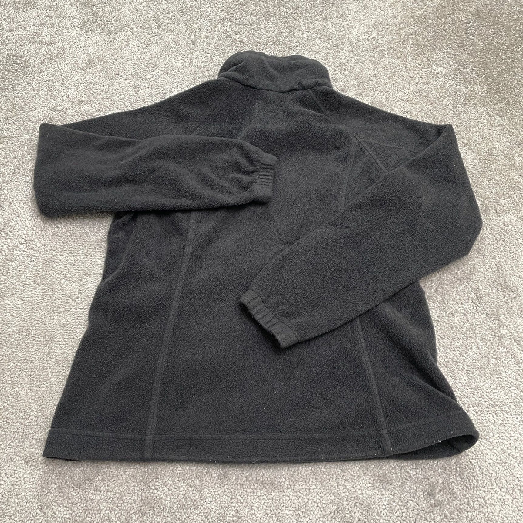 Vintage Columbia Benton Springs Fleece Jacket Women Medium Black Full Zip Outdoor Hiking Size M / US 6-8 / IT 42-44 - 2 Thumbnail