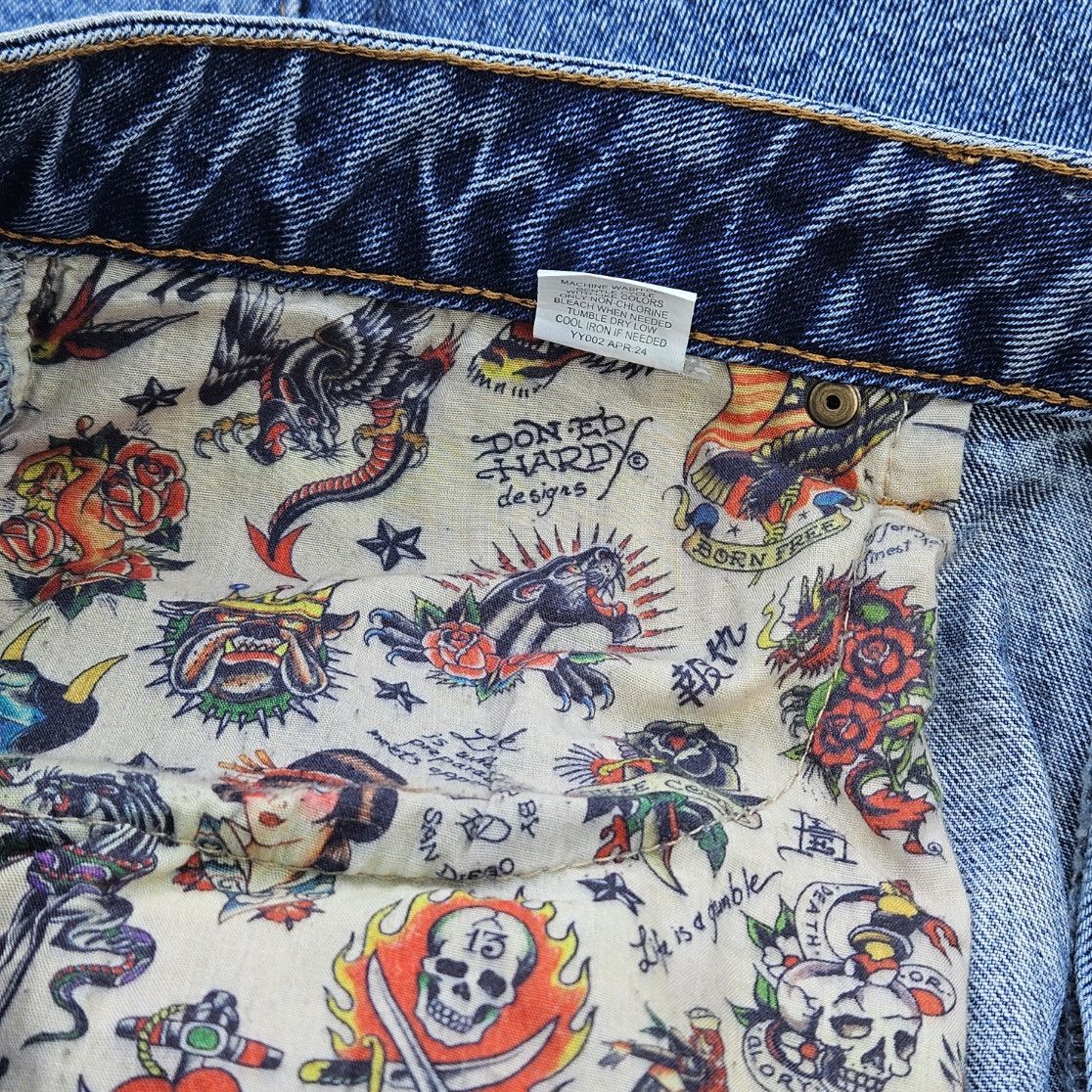 Christian Audigier × Ed Hardy Vintage Ed Hardy Jeans S32 Size US 32 / EU 48 - 4 Thumbnail