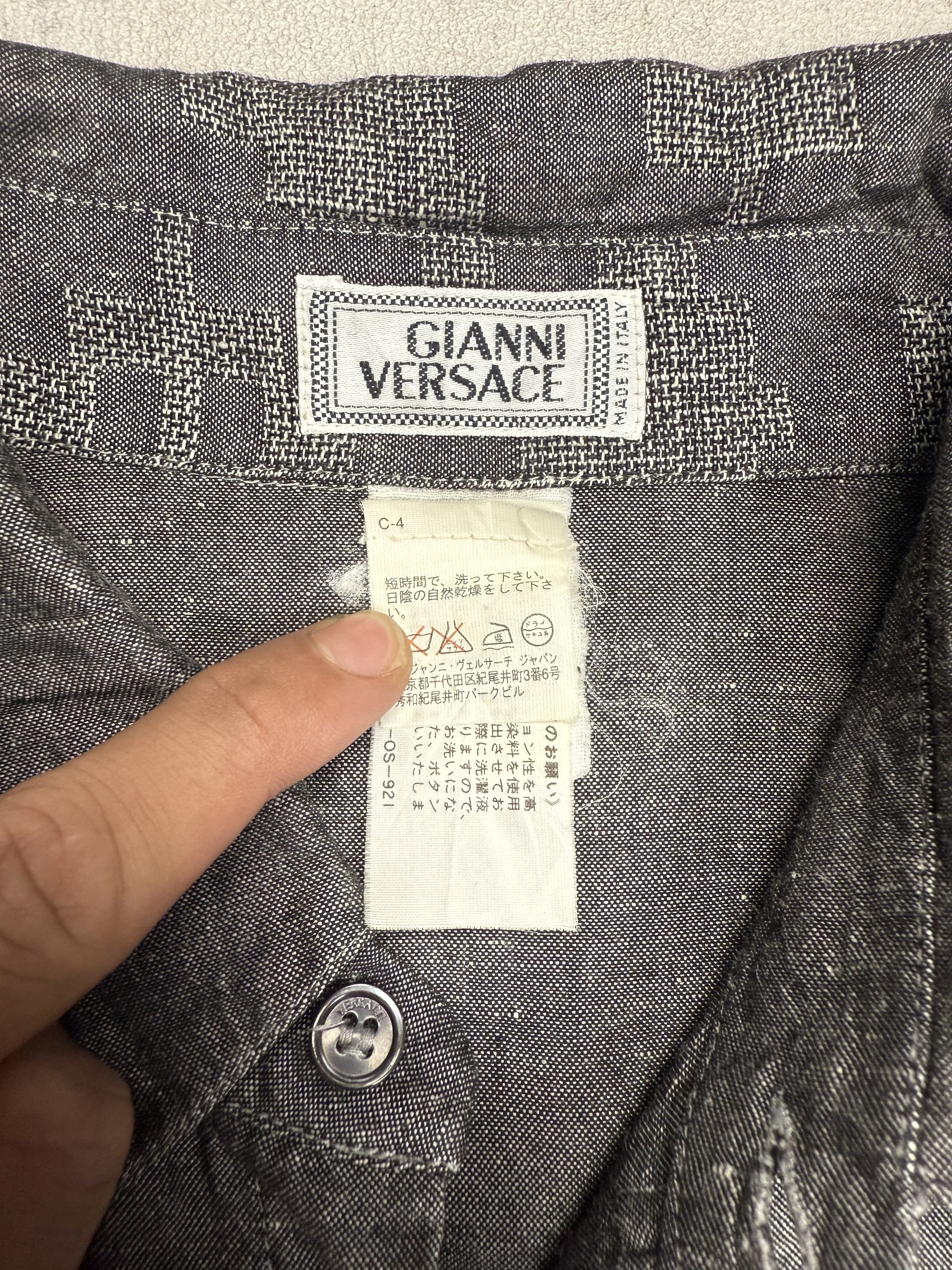 Versace Vintage Gianni Versace Shirt Size US L / EU 52-54 / 3 - 7 Thumbnail