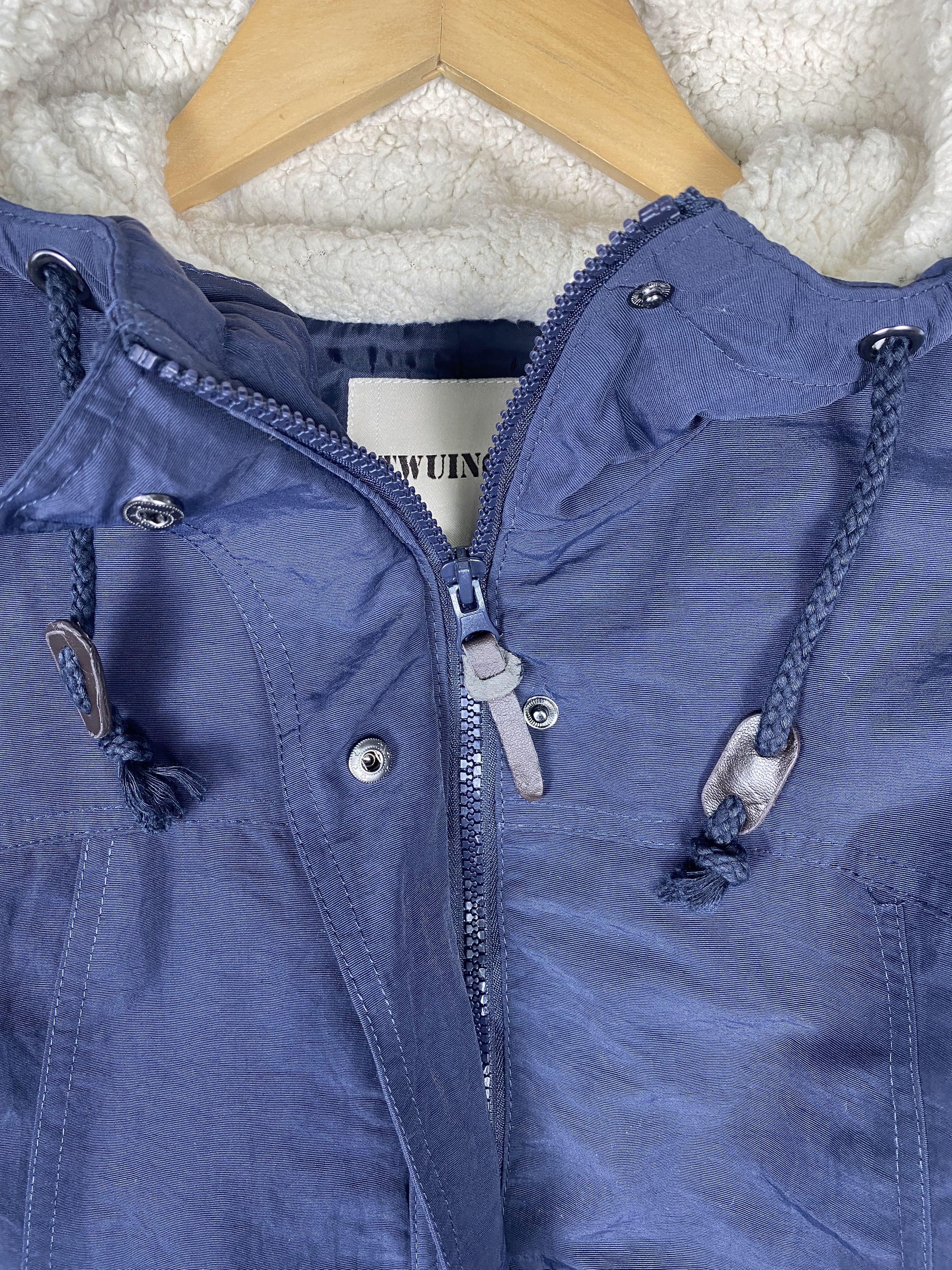 Japanese Brand Vintage Twuing Fleece Hoodie Zip Up Warm Winter Jacket Size US L / EU 52-54 / 3 - 7 Thumbnail
