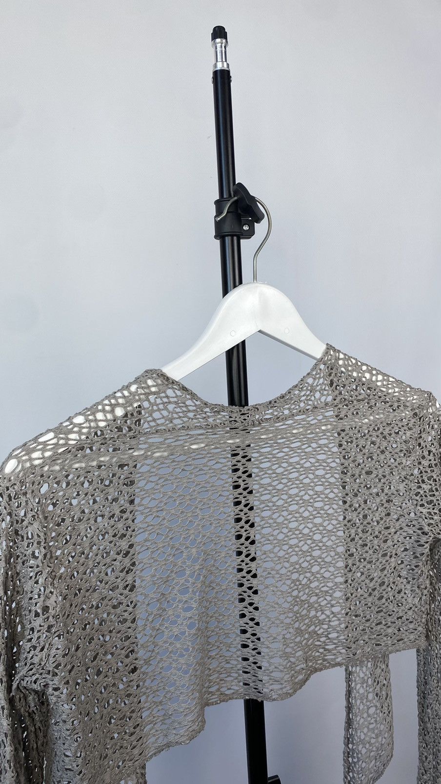 Other Vintage Japanese Longsleeve Mesh Rick Owens Style Y2k Opium Size S / US 4 / IT 40 - 9 Thumbnail