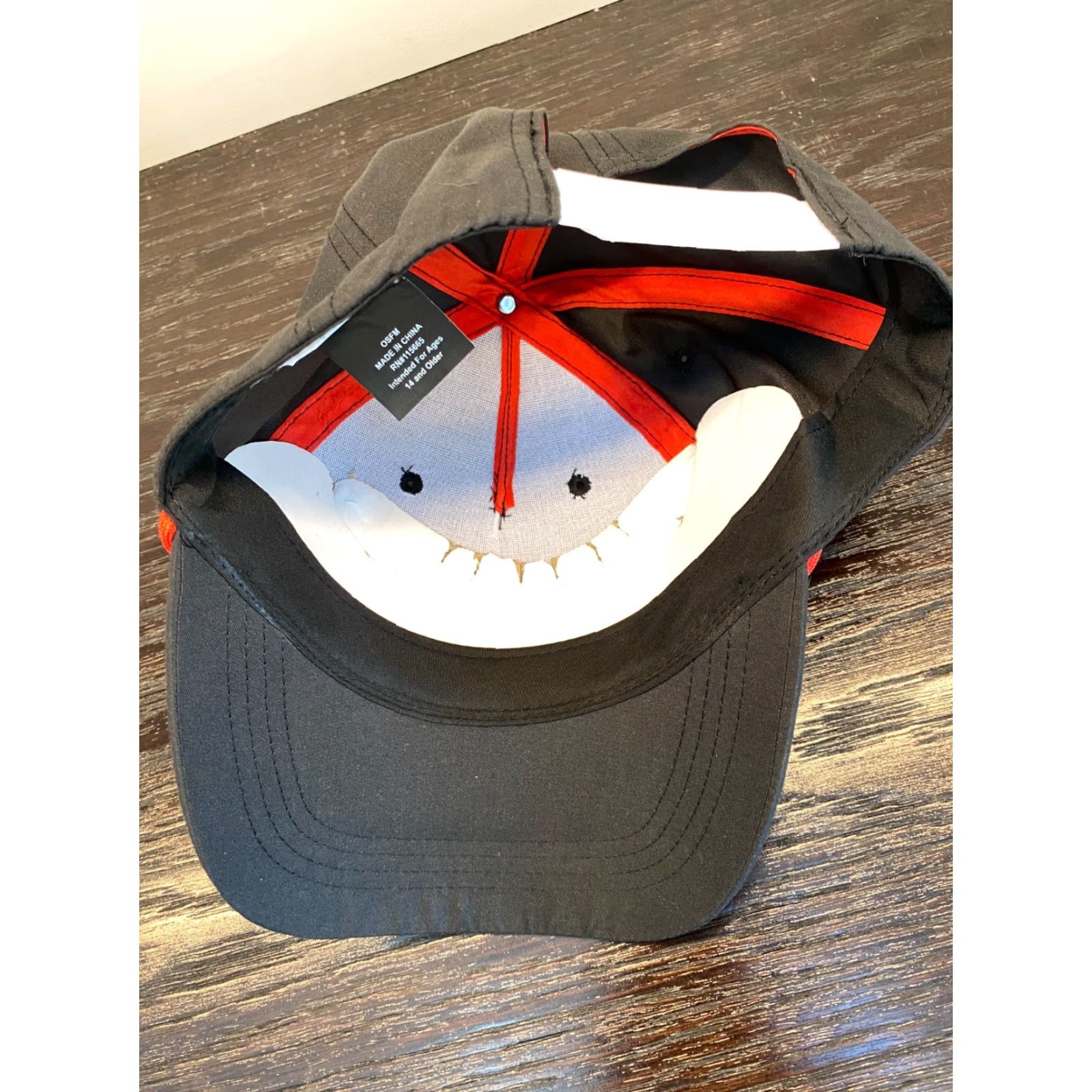Vintage HAPPY GILMORE Hat Mens One Size Black Just Tap It In Snapback Movie Golf OSFM Universal Studios Hollywood Baseball Cap Size ONE SIZE - 6 Thumbnail