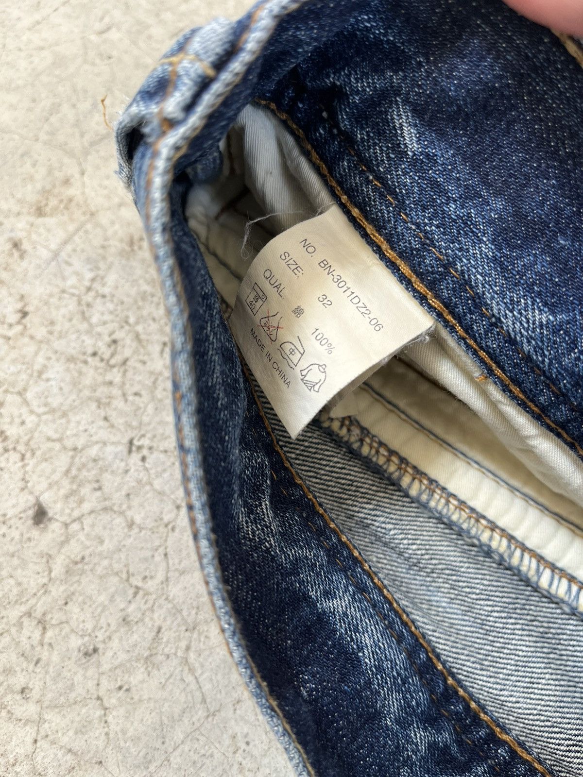 Hysteric Glamour Back Number Distressed vintage japanese brand western jeans Size US 33 - 7 Thumbnail
