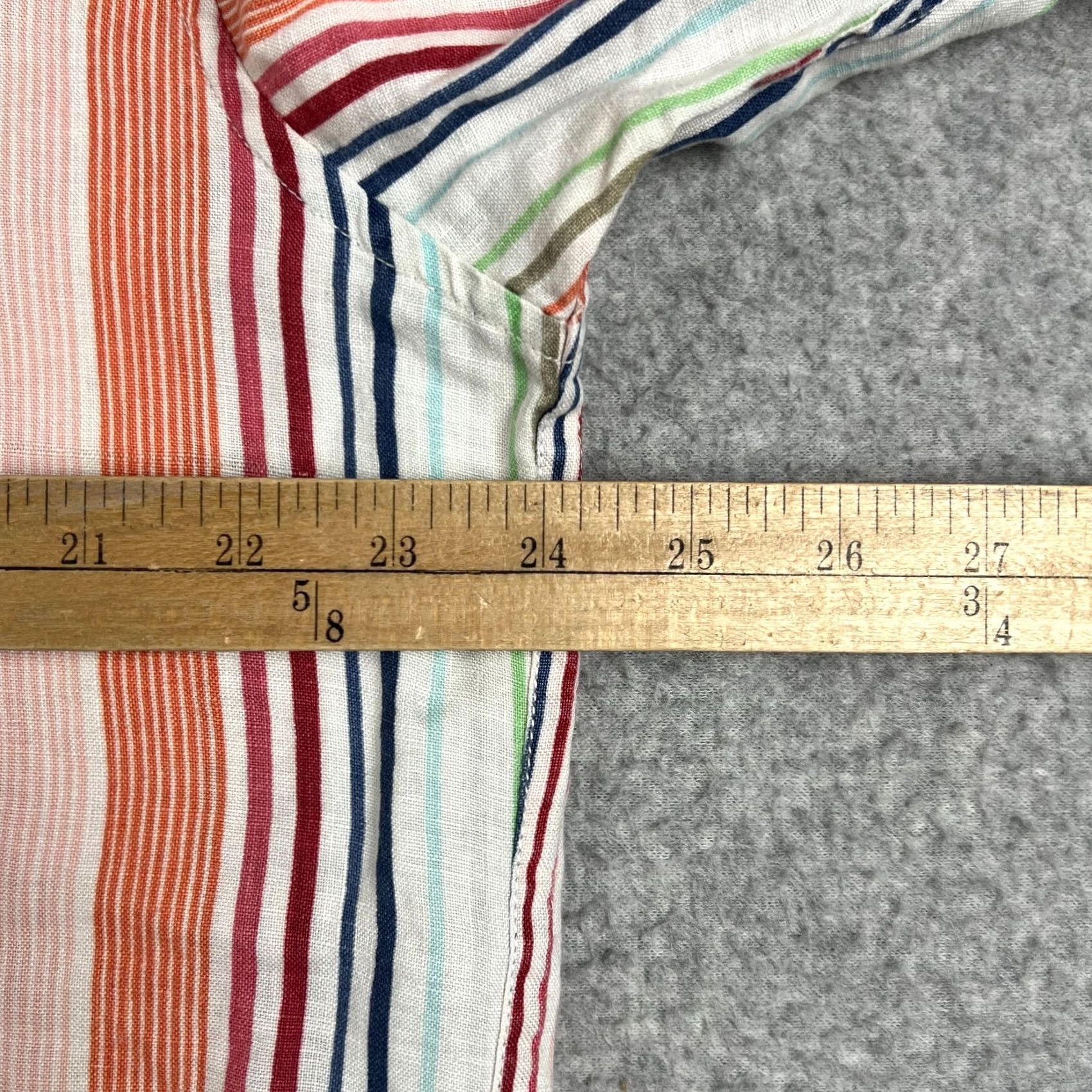 Tommy Bahama Tommy Bahama Linen Shirt Long Sleeve Button Multicolor Striped XL Mens Size US XL / EU 56 / 4 - 4 Thumbnail