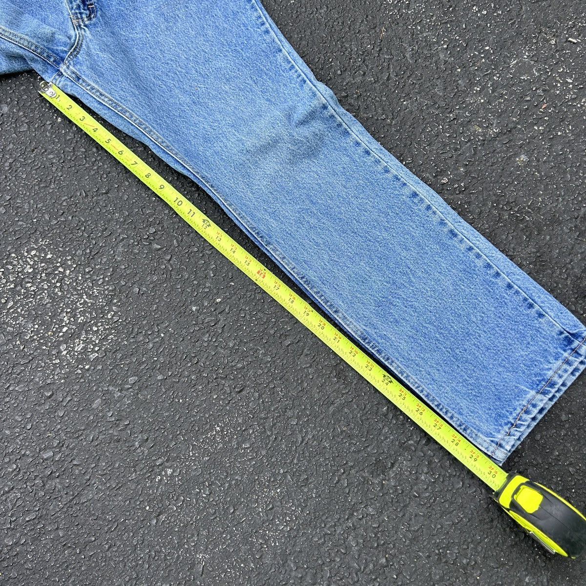 Carhartt Vintage faded light blue washed Lee jeans workwear Size US 32 / EU 48 - 6 Thumbnail
