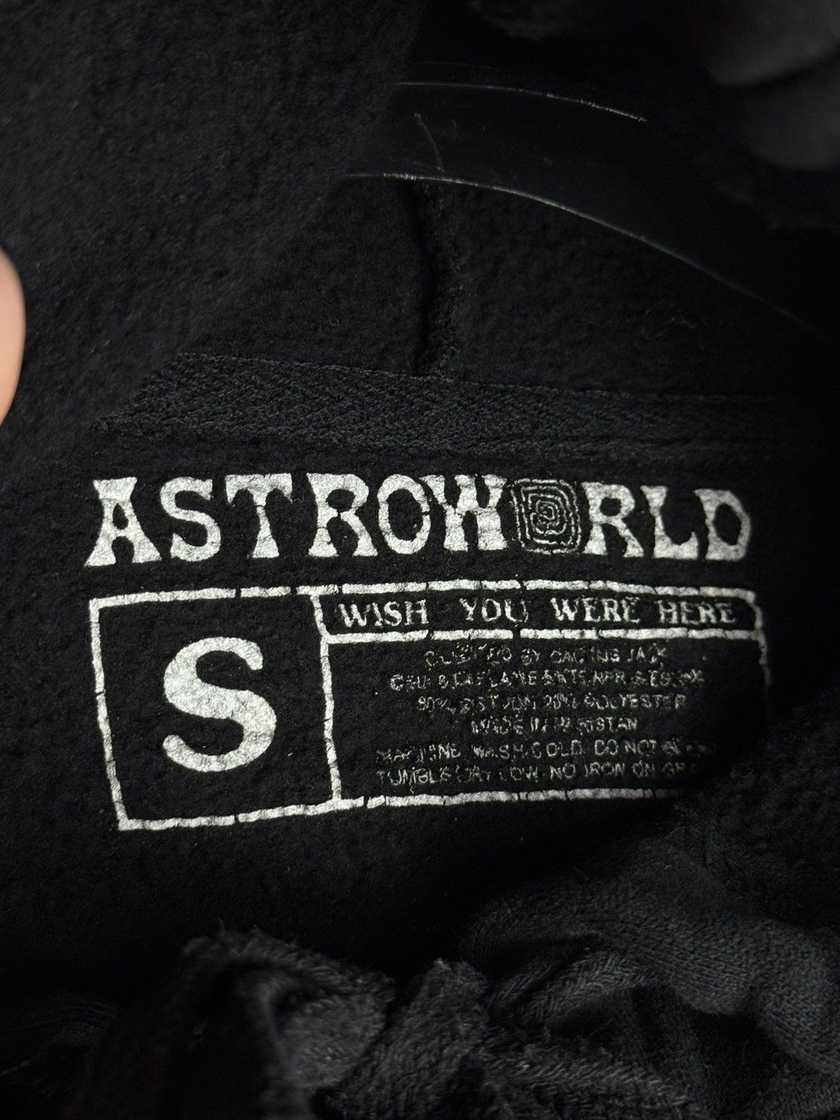Travis Scott Travis Scott Astroworld Logo Hoodie Black - FW18 Size US S / EU 44-46 / 1 - 9 Thumbnail