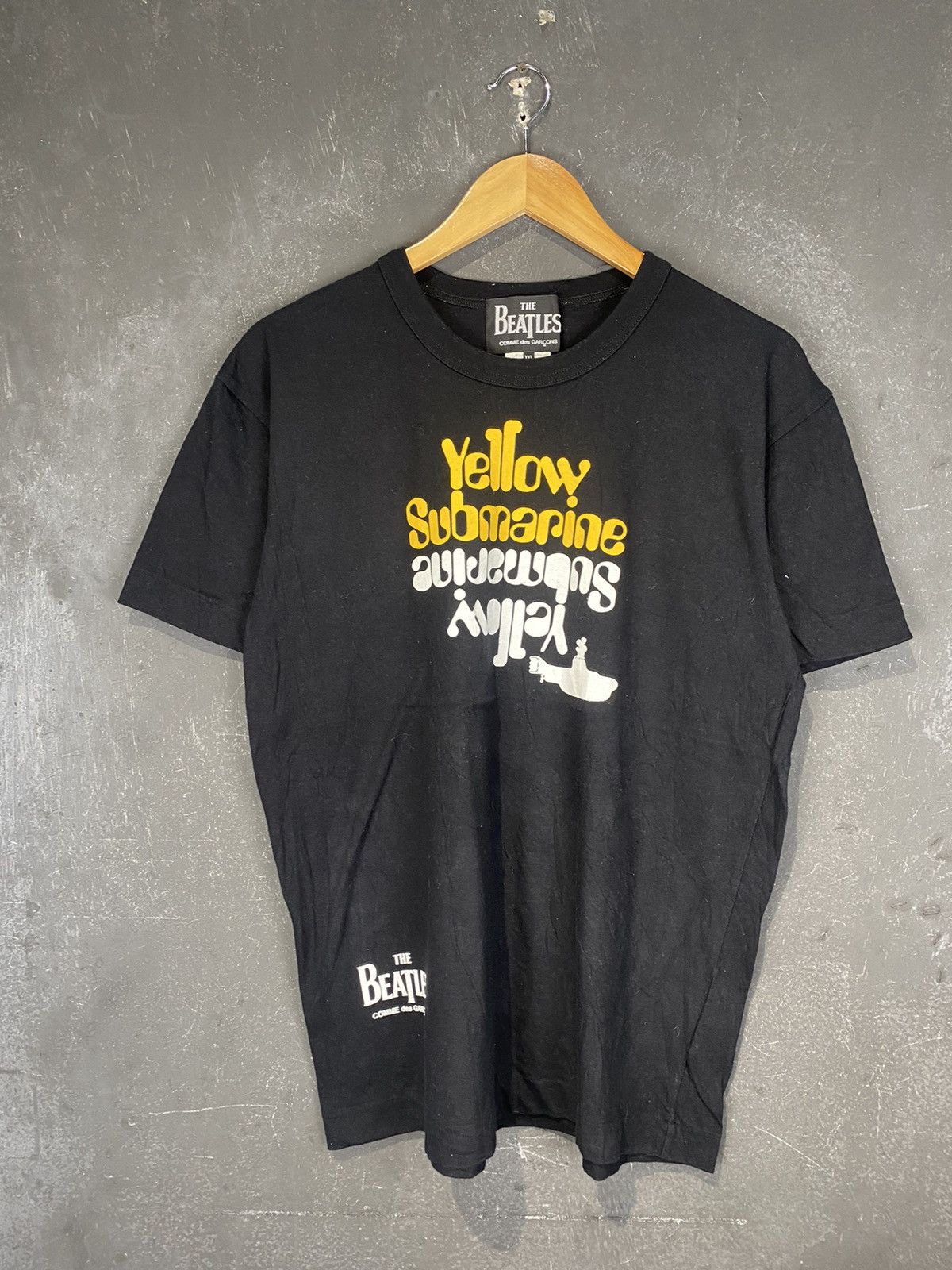 Band Tees × Comme des Garcons Rare CDG The Beatles Yellow Submarines Tee Size US M / EU 48-50 / 2 - 2 Thumbnail
