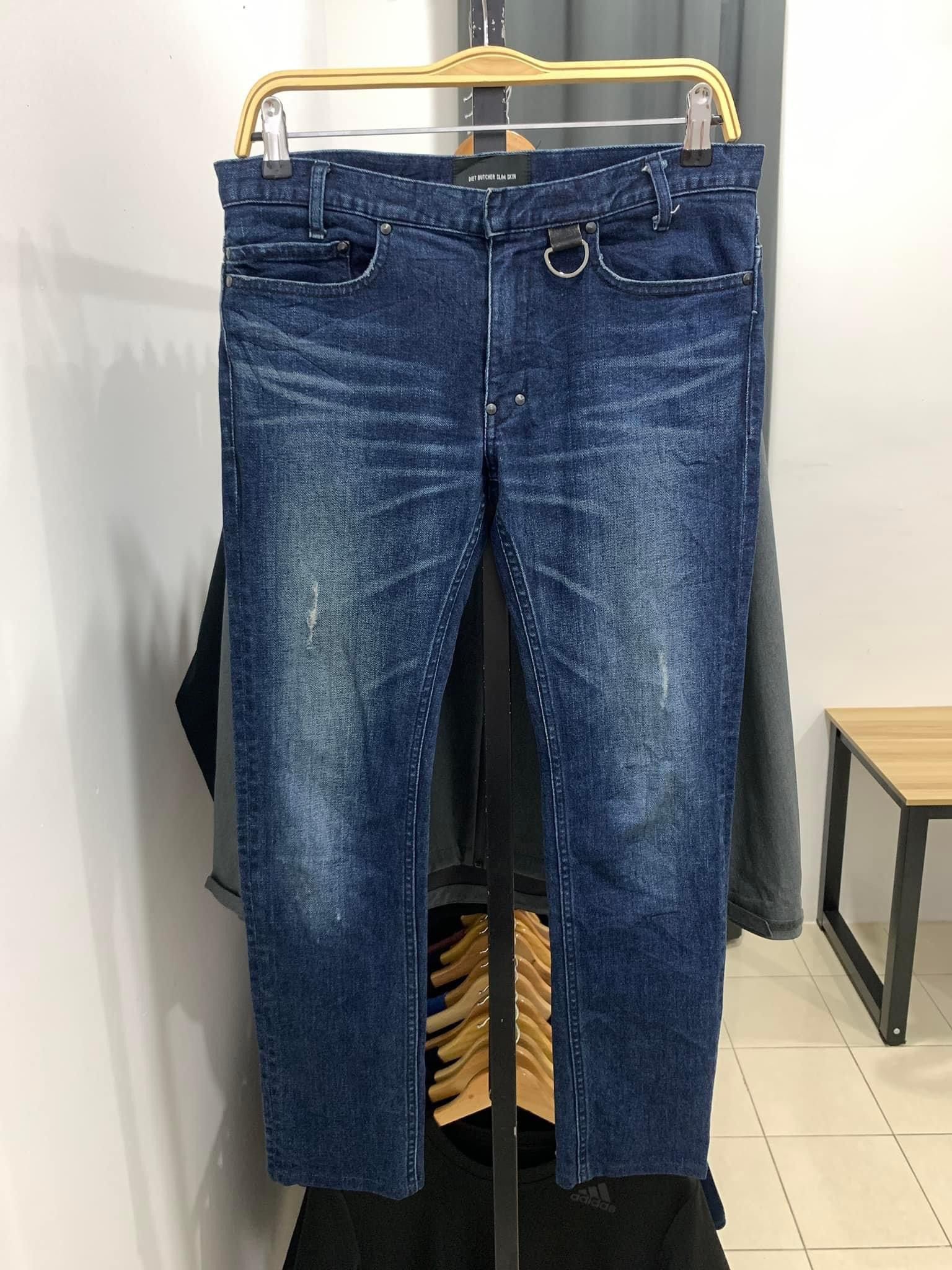 image of Vintage Diet Butcher Slim Skin Japanese Designer Style in Dark Blue, Men's (Size 32)