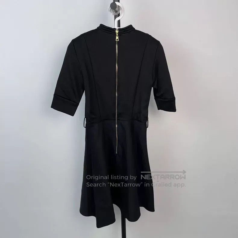 Louis Vuitton Louis Vuitton Zip waist black paneled half-sleeve dress Size XS / US 0-2 / IT 36-38 - 5 Thumbnail