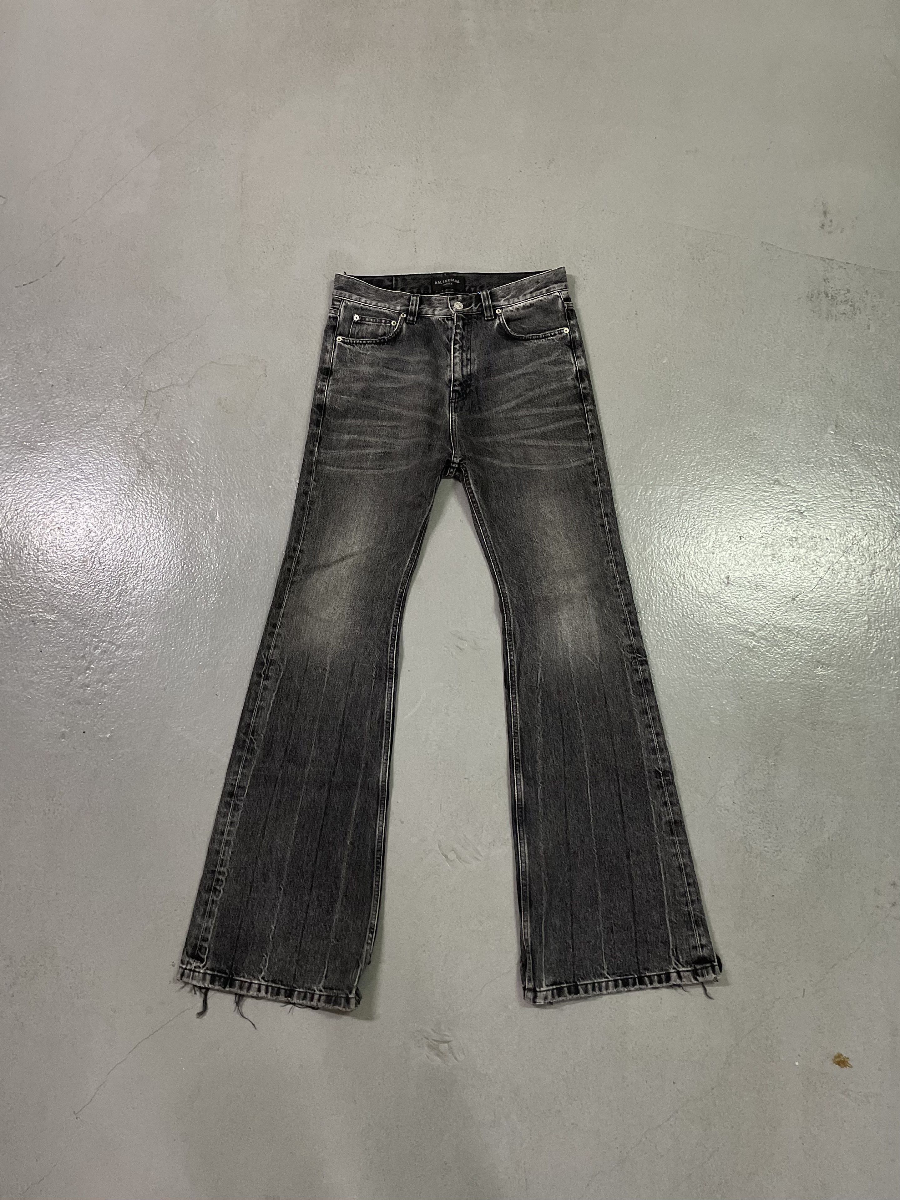 Balenciaga Balenciaga FW22 Lost Tape Flared Jeans | Grailed