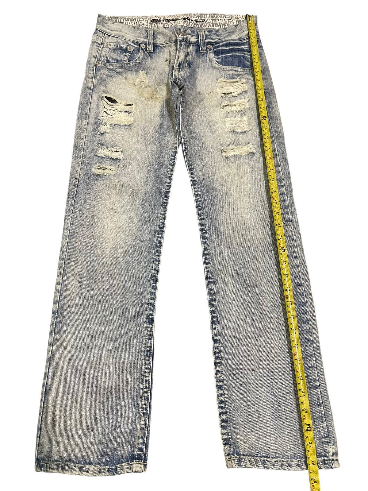 semanticdesign Vintage Japanese Brand Blue Wash Distressed Style Jeans Size US 31 - 10 Thumbnail