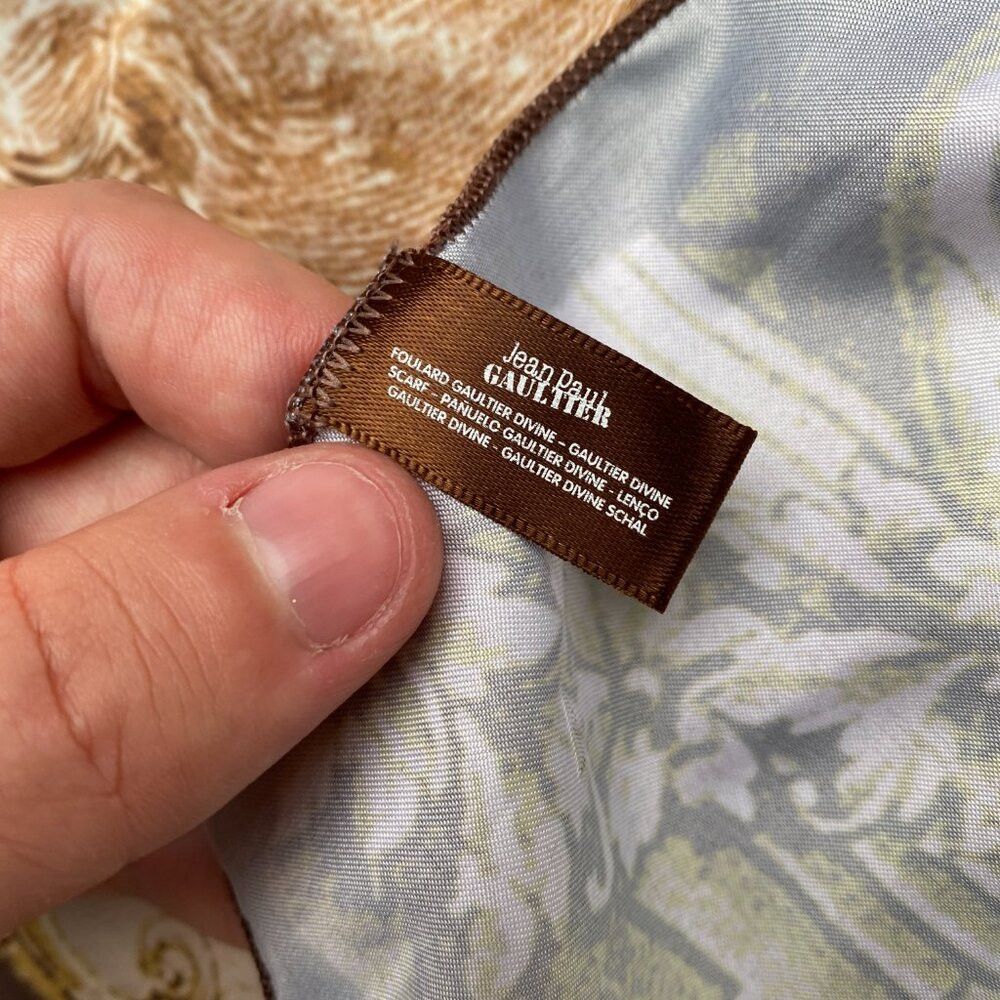 Jean Paul Gaultier Vintage Jean Paul Gaultier Foulard Divine Renaissance Scarf Size ONE SIZE - 9 Thumbnail