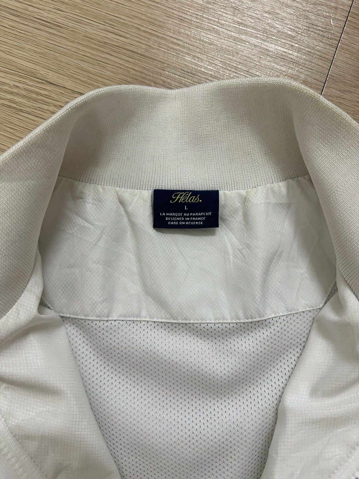 Helas × Think Skateboards Helas Turbo Tracksuit Jacket White Vintage Retro Design Size US L / EU 52-54 / 3 - 8 Thumbnail