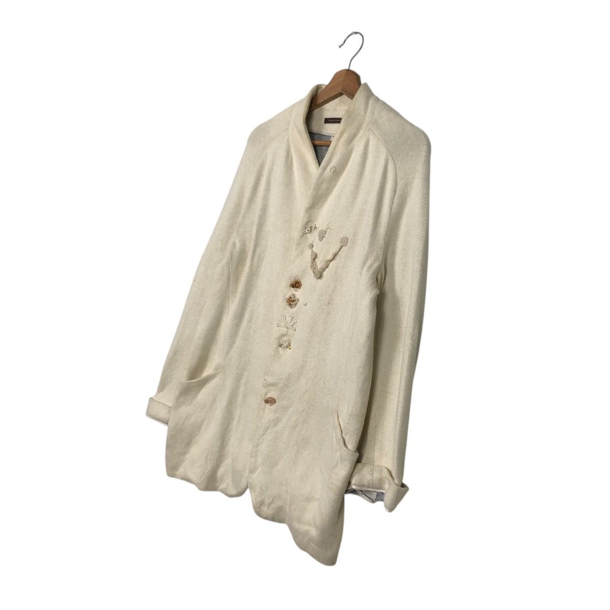 Adolfo Dominguez 📌Vintage Knit Chore Jacket Adolfo Dominguez Issey Miyake Size M / US 6-8 / IT 42-44 - 3 Thumbnail